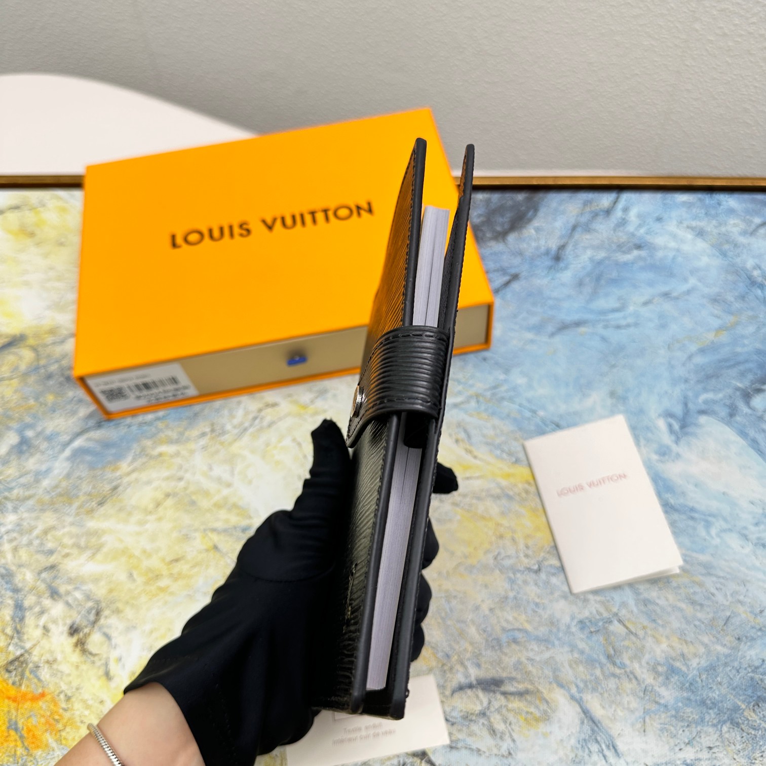 Flat lay of the A5 Notebook