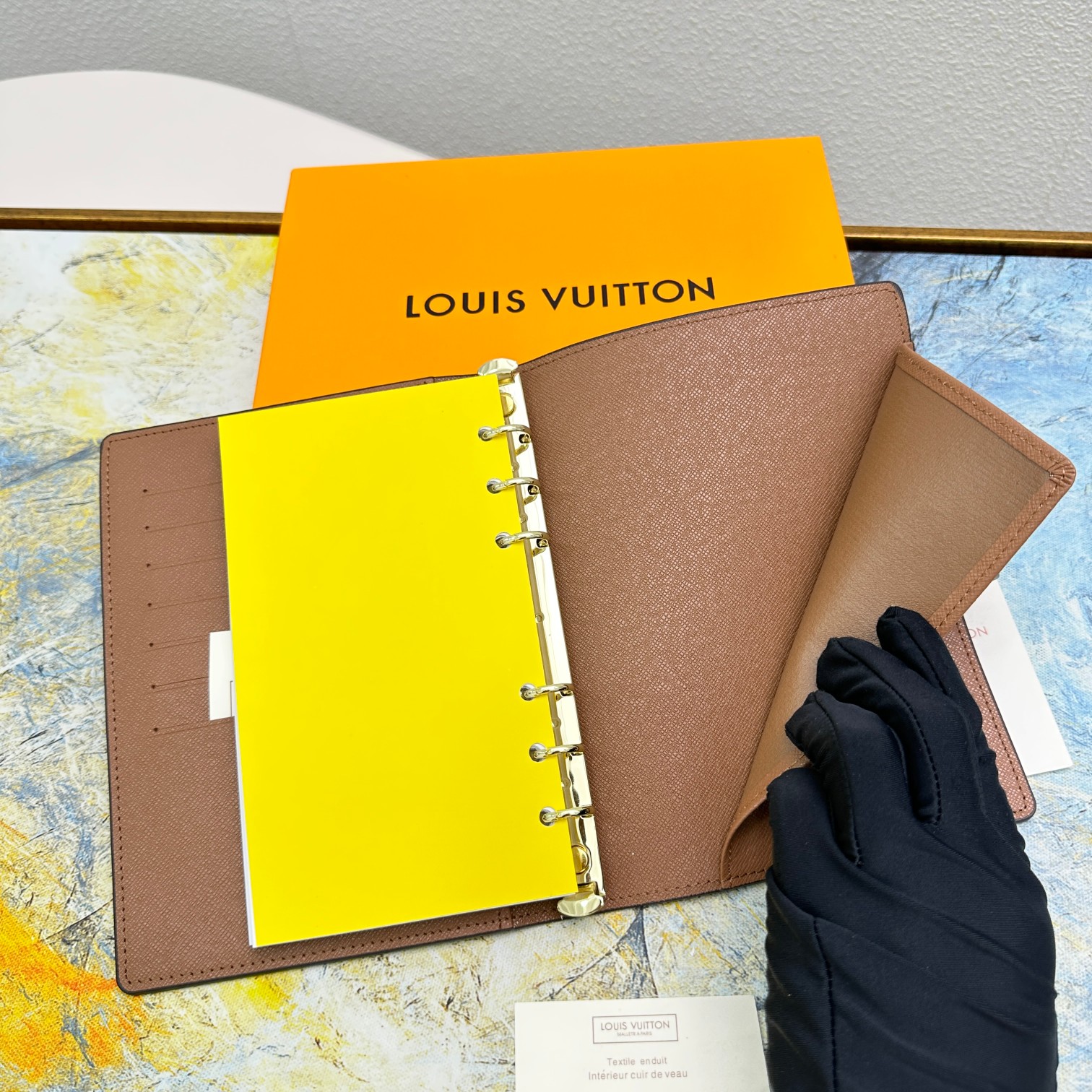 A5 Notebook in use.