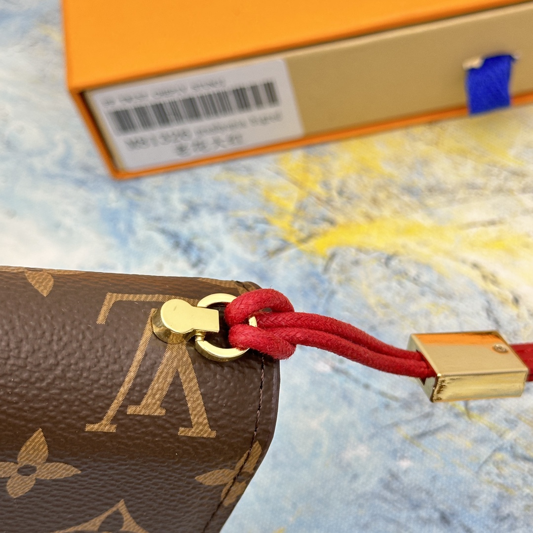 Leather Long Wallet - Corner View