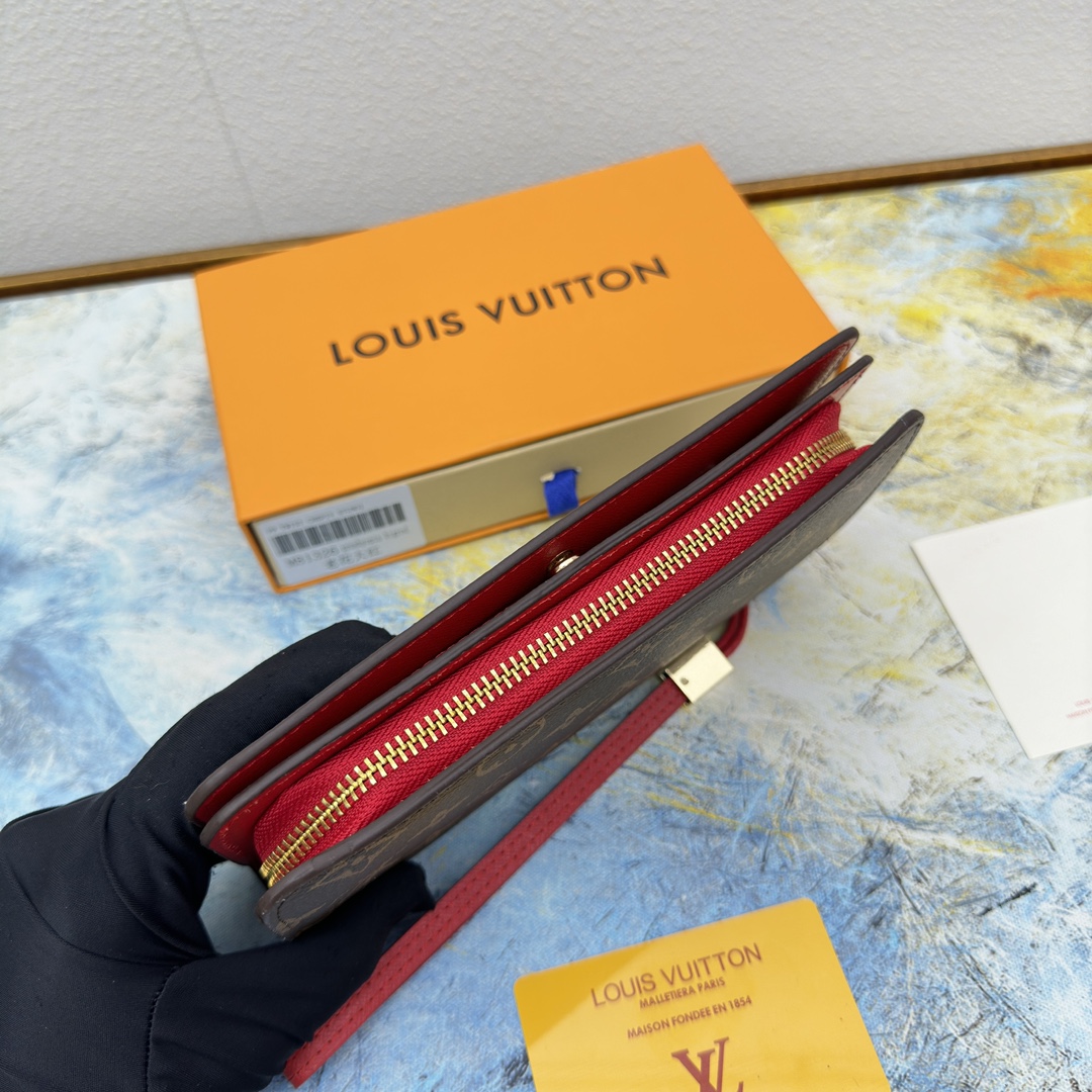 Leather Long Wallet - Color Options