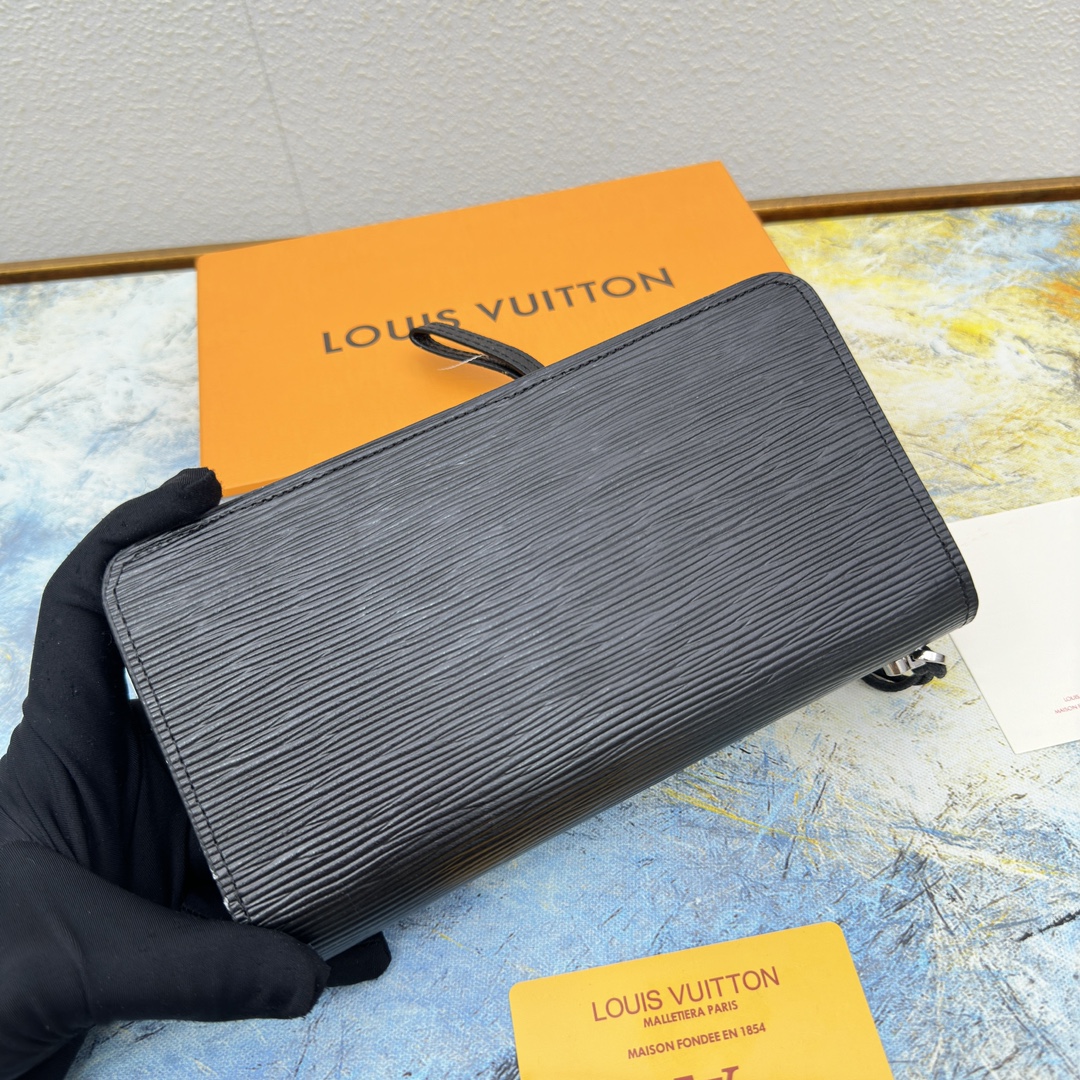 Leather Long Wallet - Card Slots