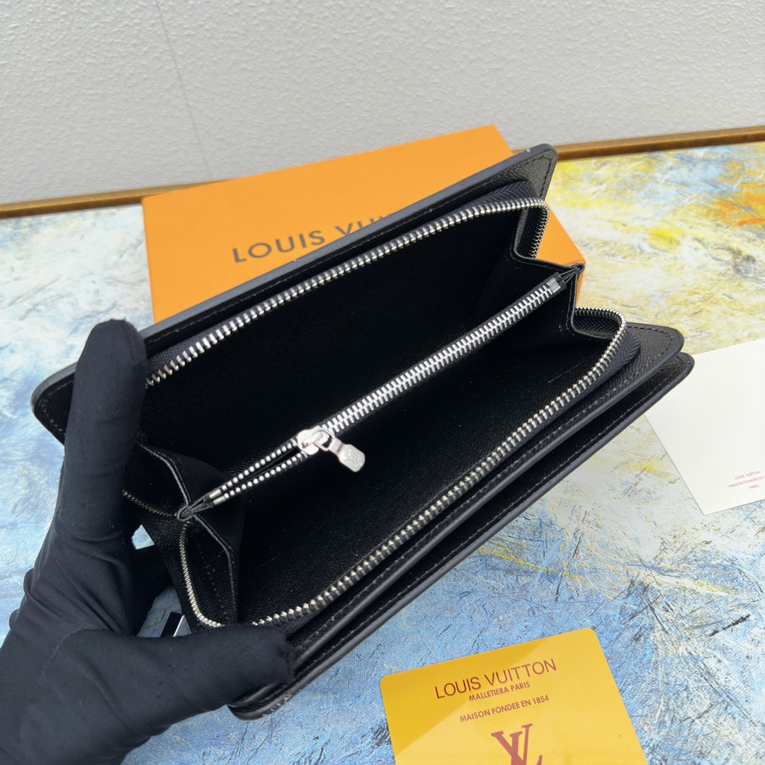 Leather Long Wallet - Slim Profile