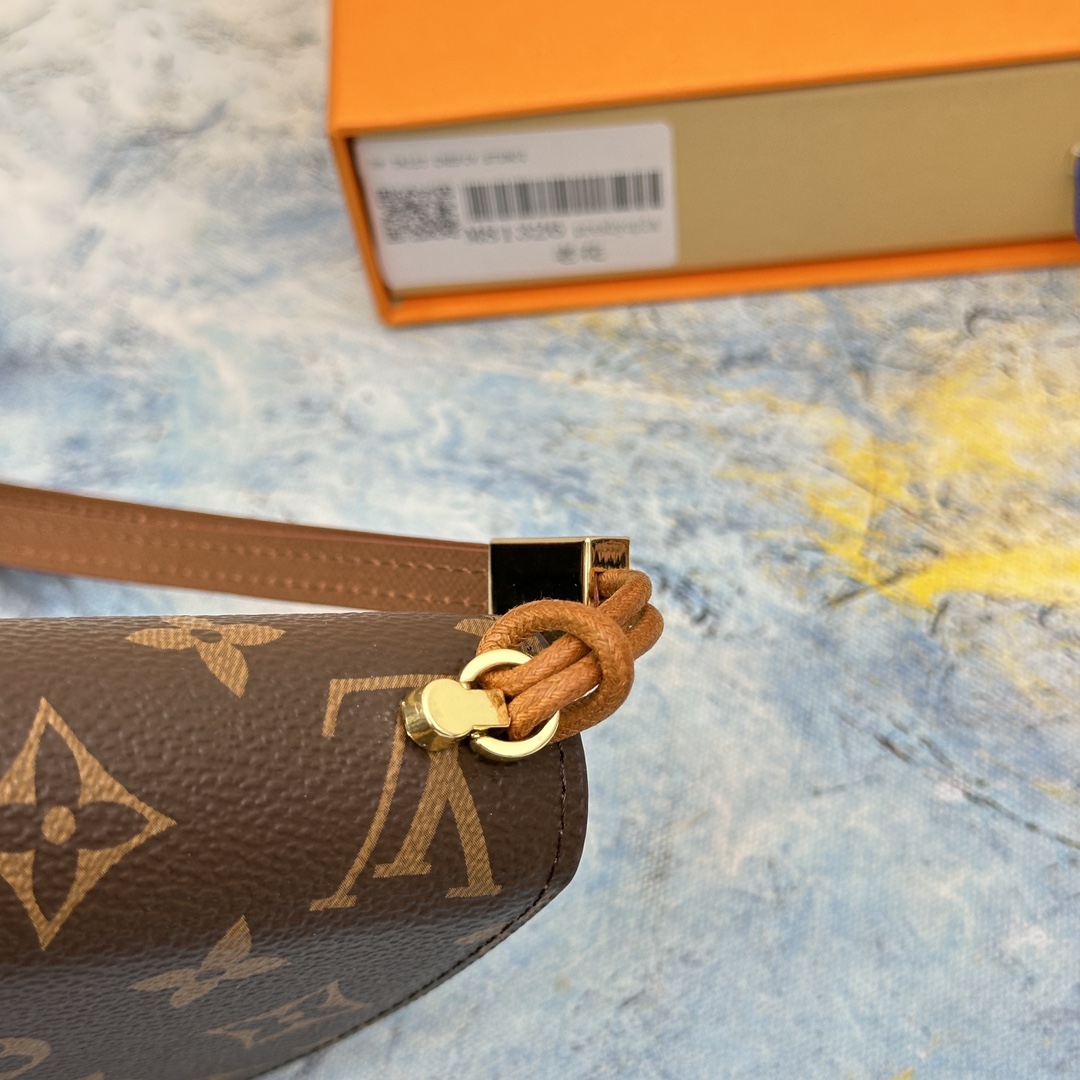 Leather Long Wallet - Angled Shot