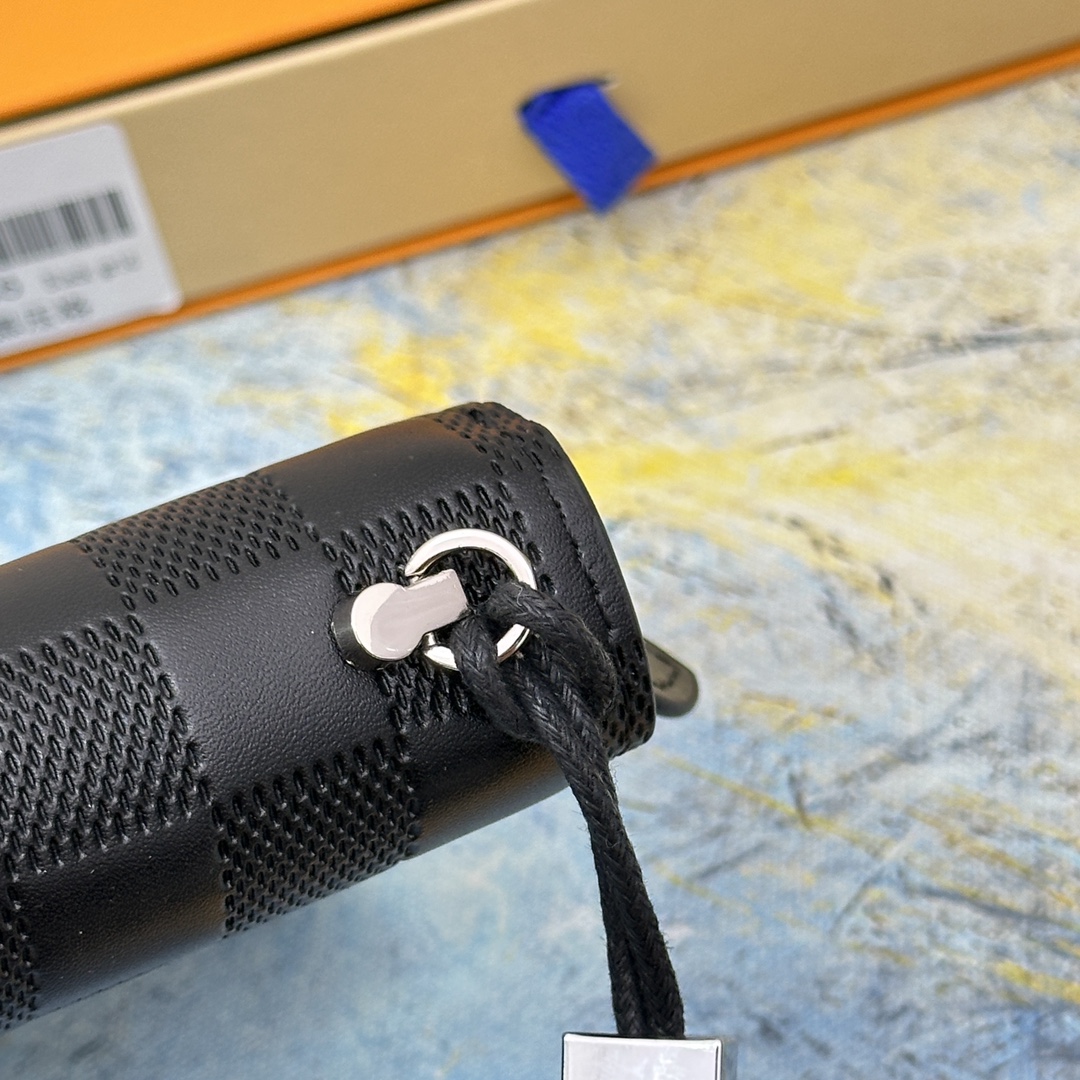 Leather long wallet coin pocket