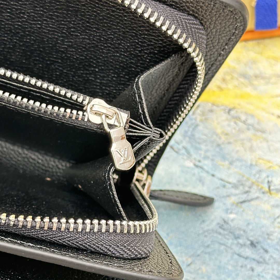 Premium leather wallet in various colors