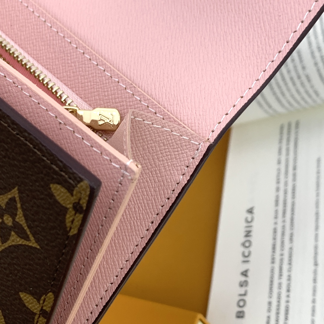 LV M58108 老花粉色クラッチバッグ