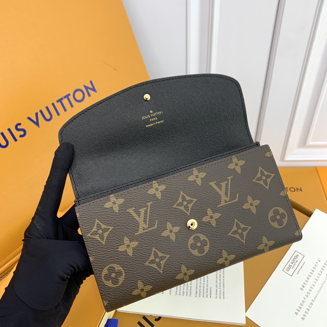 LV M58108 老花黒色 大容量財布