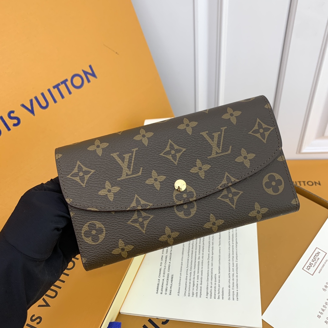 LV M58108 老花黒色 大容量財布
