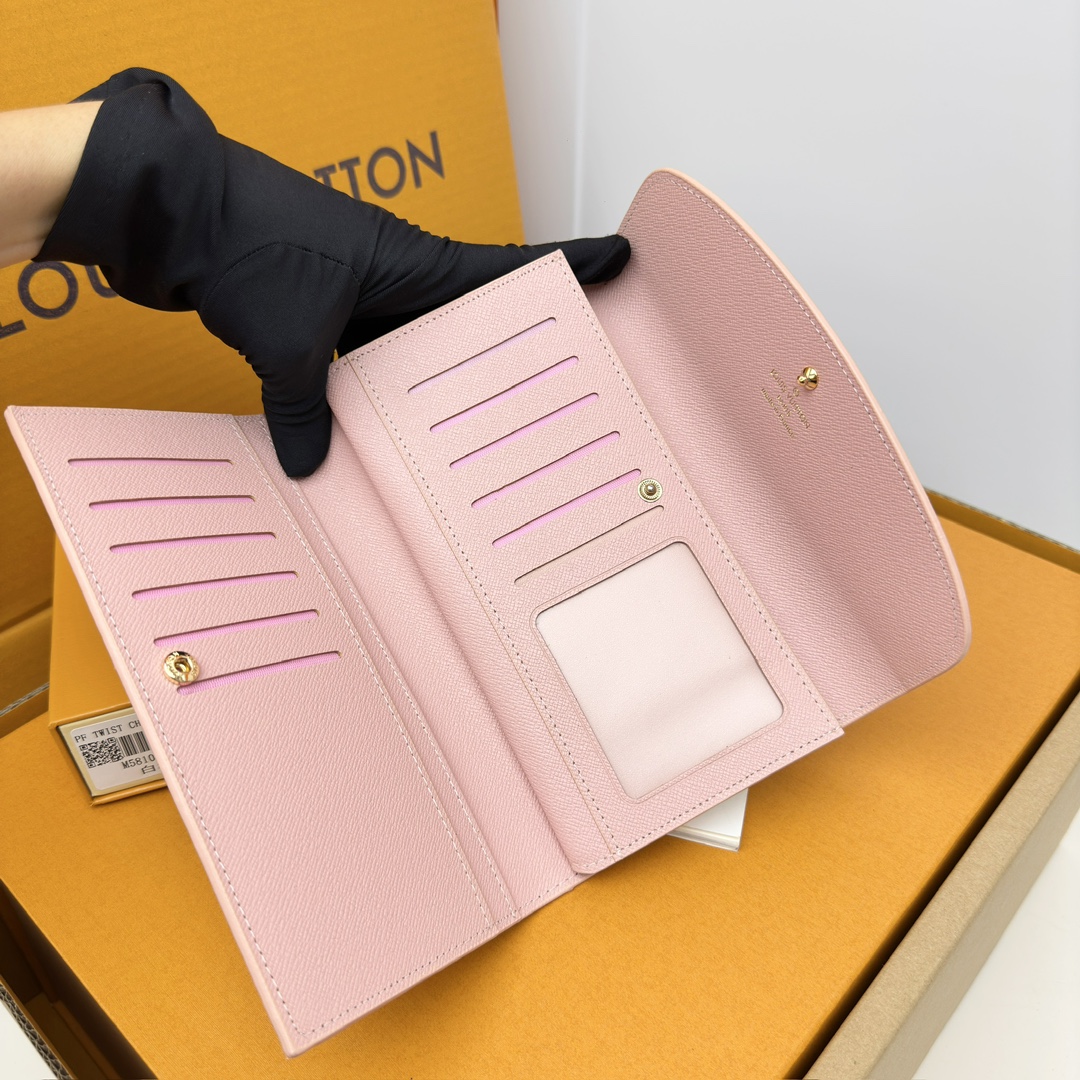 LV M58108 ホワイトチェック ピンク トートバッグ