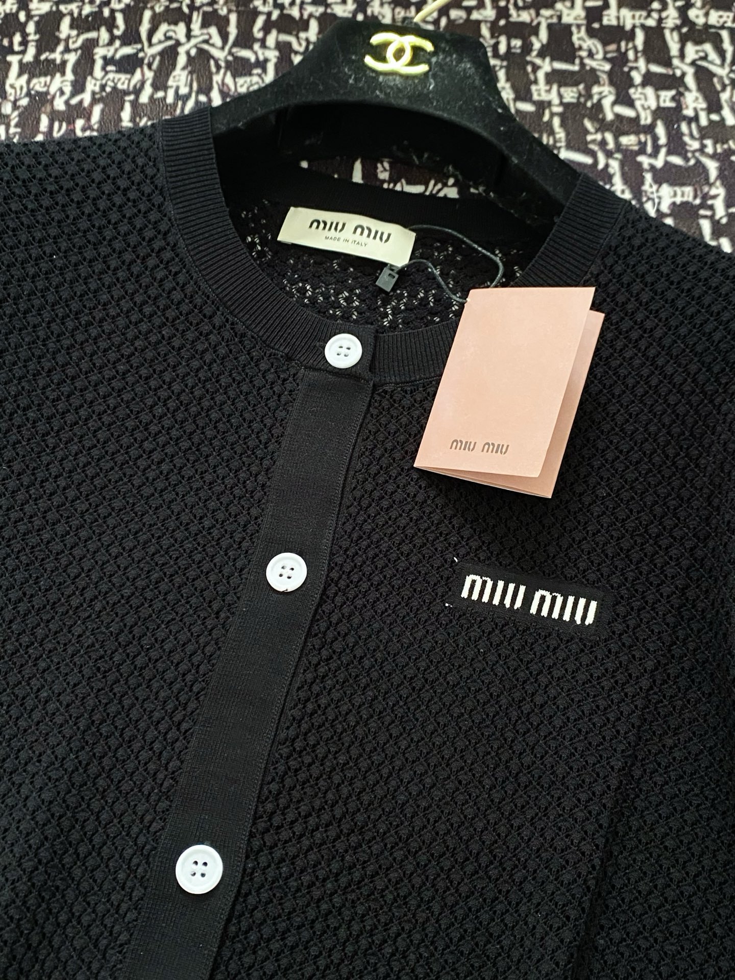 Miu Miu Women's Cardigan with Logo Detail - Slim Fit, Versatile Style 3 i1746618197036 5326 0 2