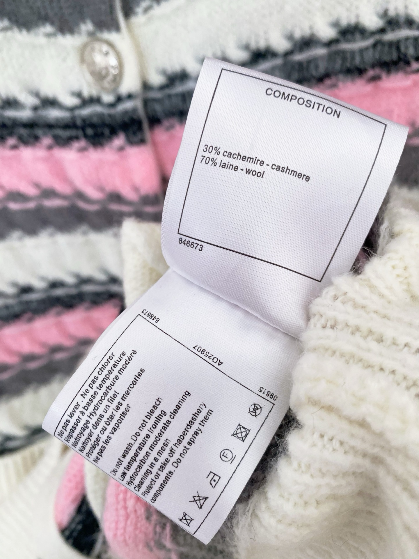 Chanel Women's Striped Cardigan with Logo Button Details - New Arrival 6 i1757874118230 3927 0 6