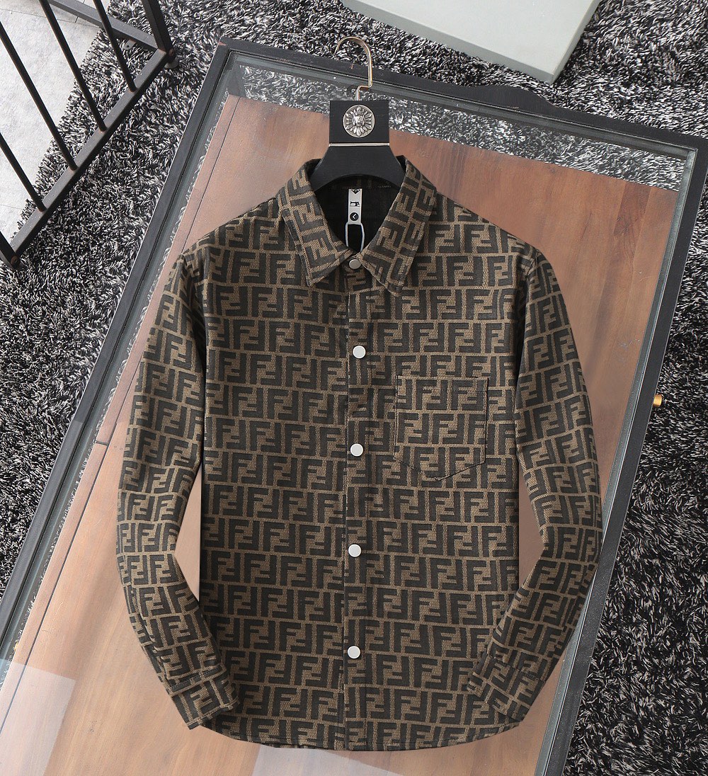 Fendi Clothing Coats & Jackets Men Fall/Winter Collection Casual