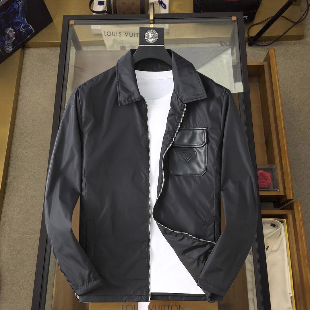 Prada Clothing Coats & Jackets Printing Fall/Winter Collection Fashion Casual