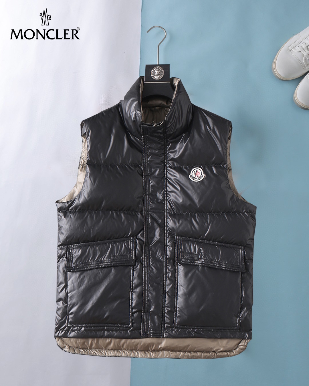 Moncler Clothing Coats & Jackets Waistcoat Men Cotton Fall/Winter Collection Casual