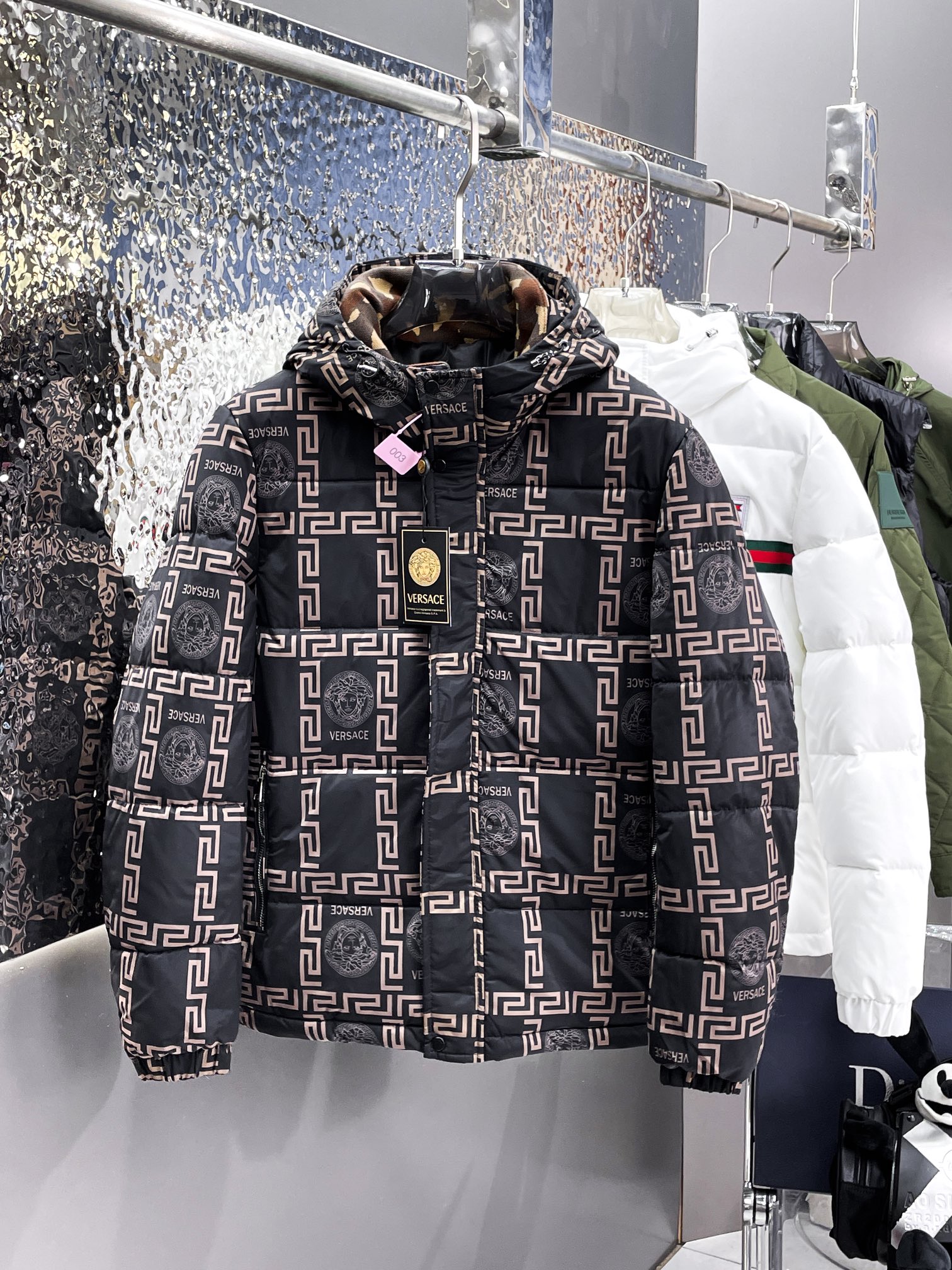 Versace Clothing Coats & Jackets Cotton Down Winter Collection