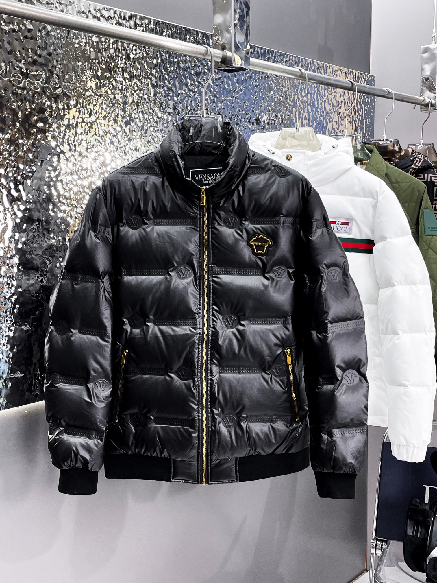 Versace Shop Clothing Down Jacket Unisex Fall/Winter Collection