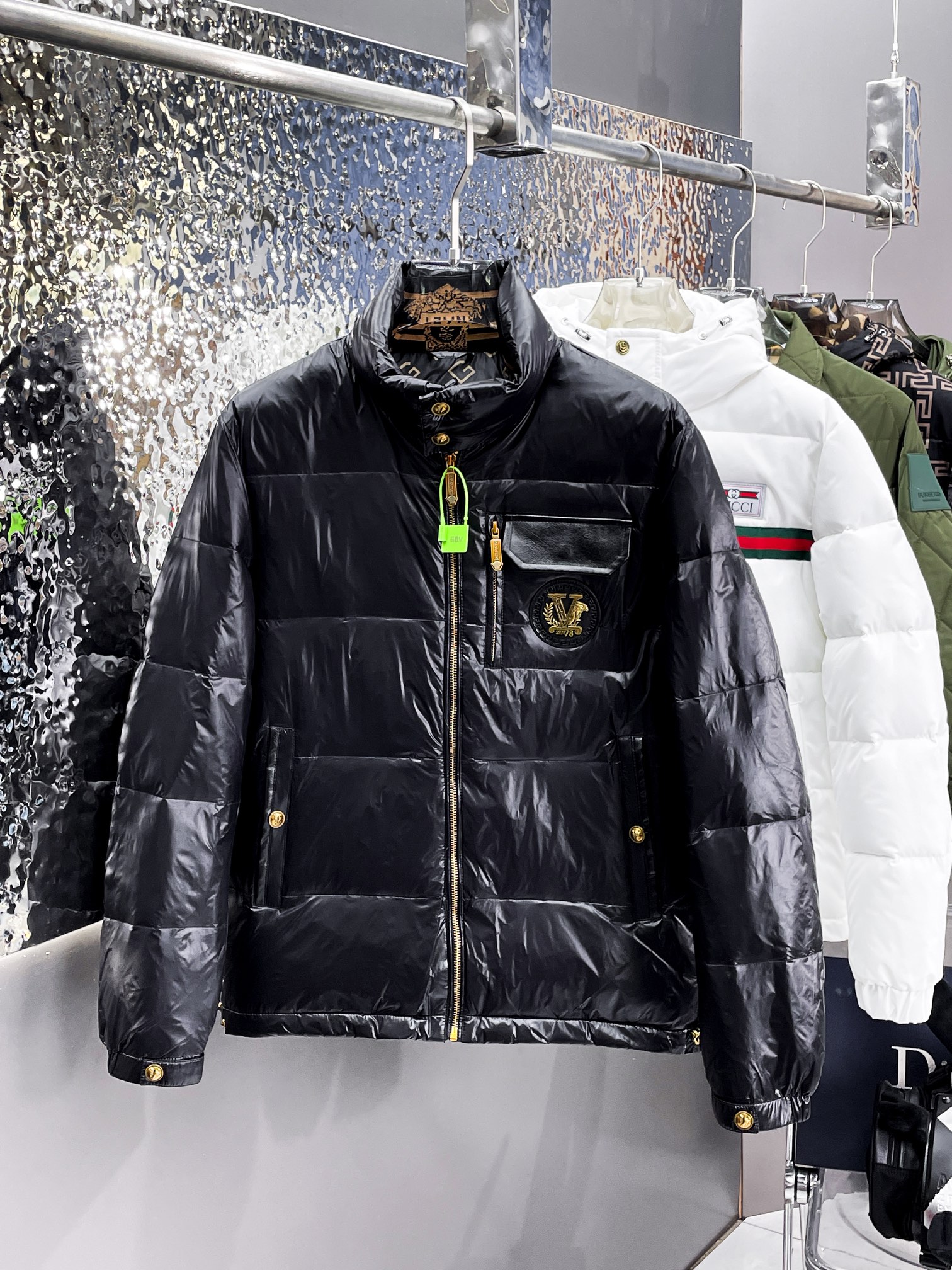Versace Clothing Down Jacket Unisex Fall/Winter Collection