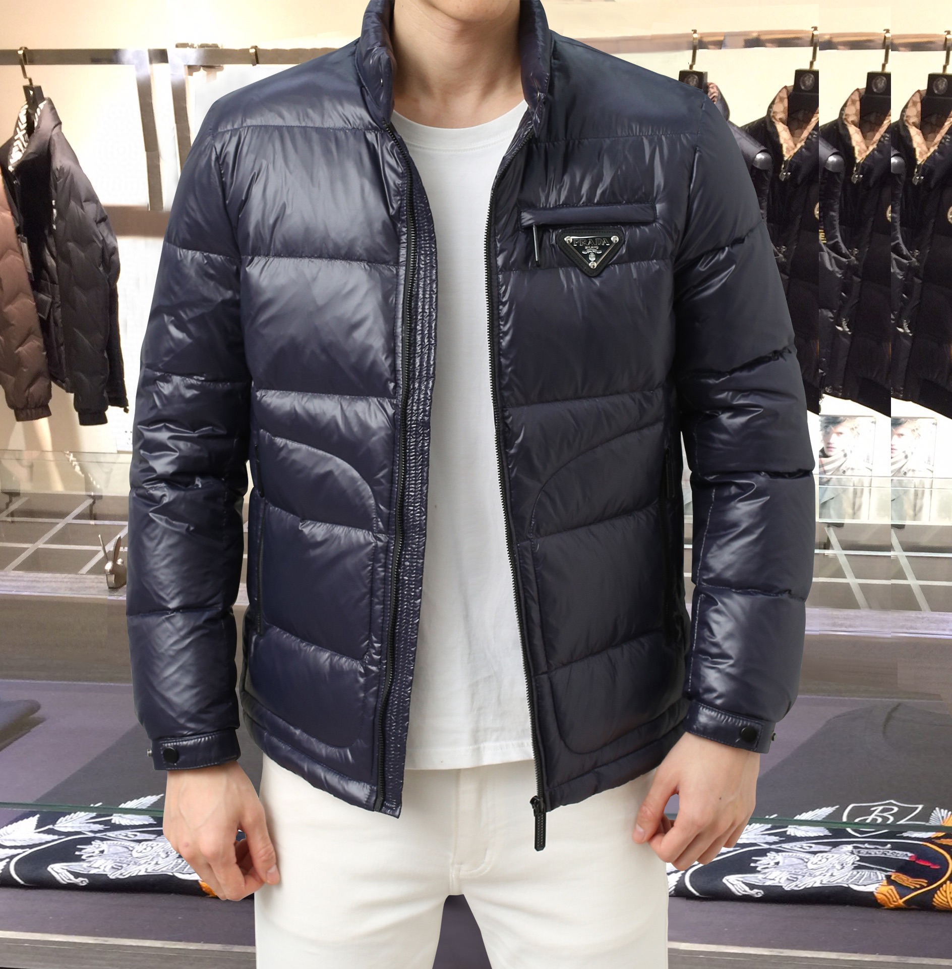 Buy Sell Prada Clothing Coats & Jackets Down Jacket Cotton Winter Collection
