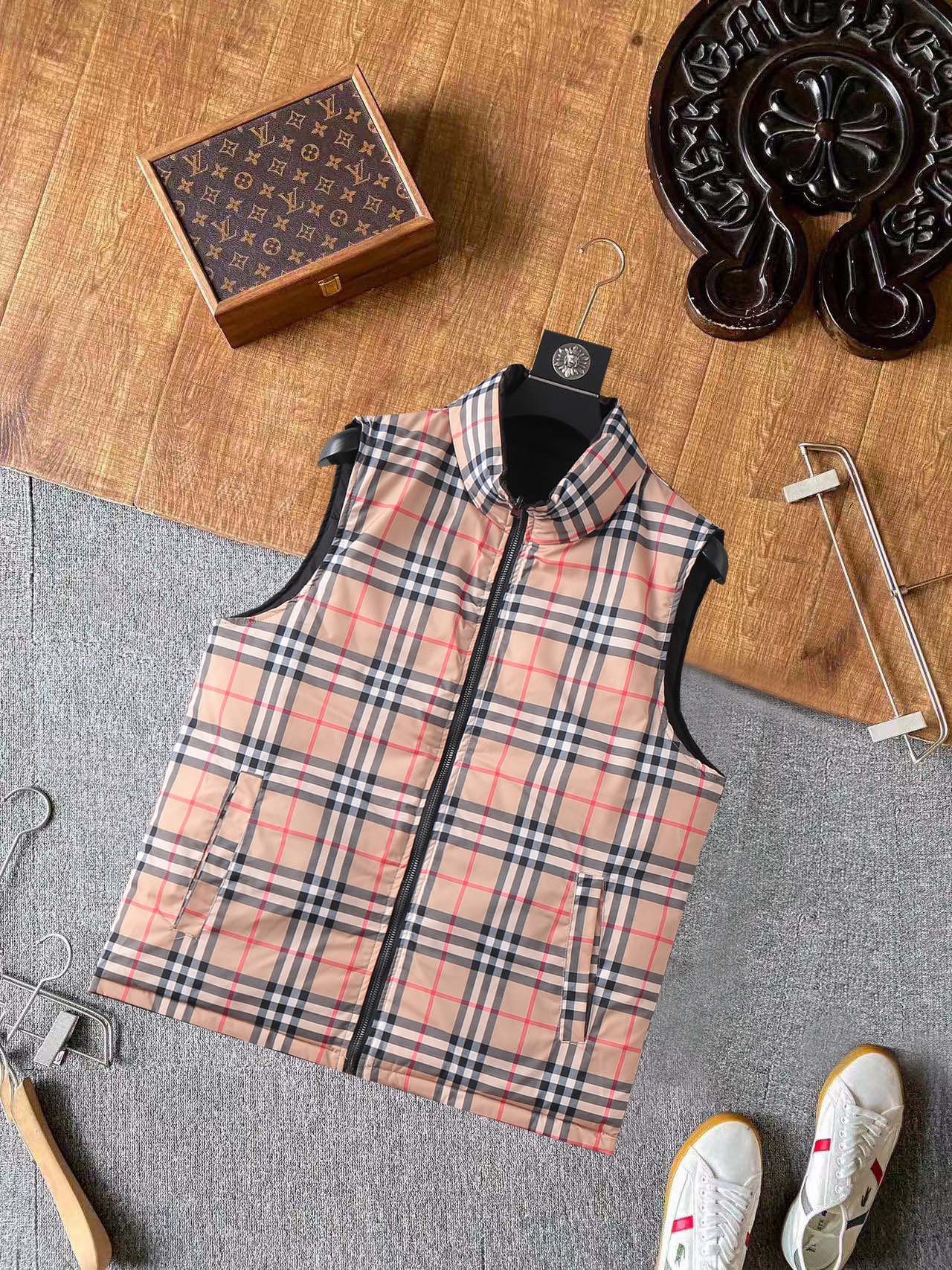 1:1 Clone Burberry Clothing Coats & Jackets Waistcoats Cotton Down Winter Collection