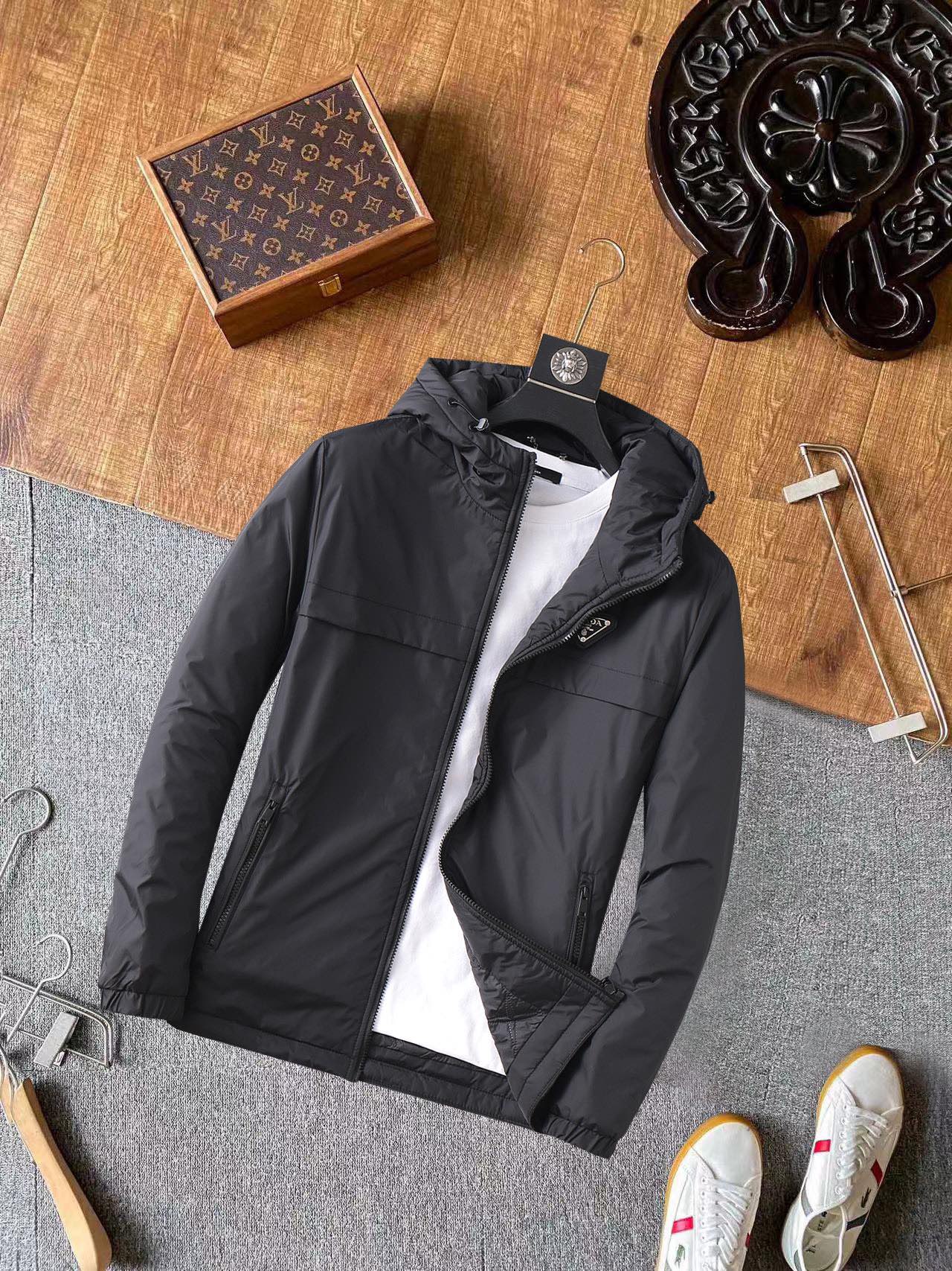 Prada 1:1
 Clothing Coats & Jackets AAA Replica Designer
 Cotton Down Winter Collection