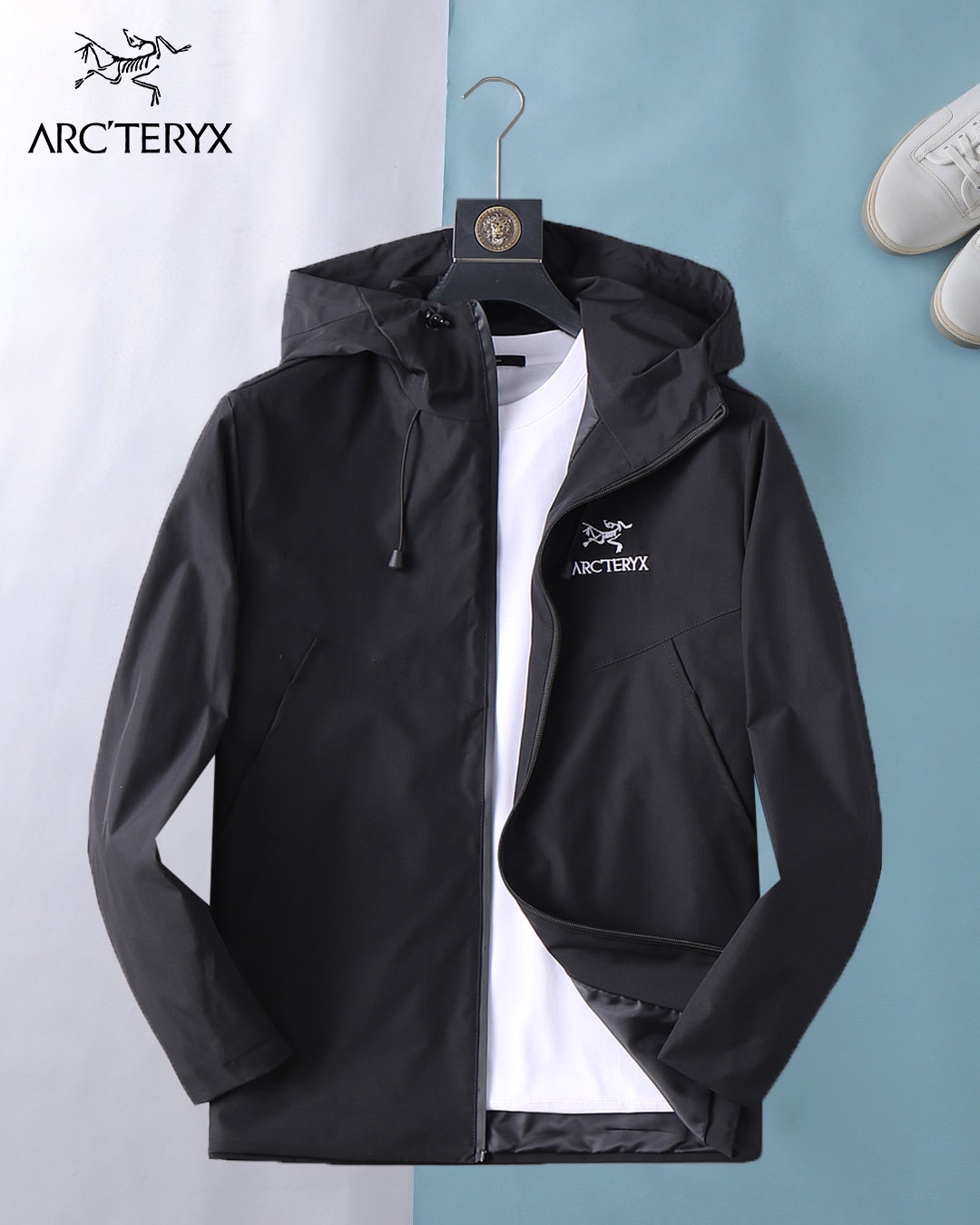 Arcteryx Kleding Jas &Jassen Afdrukken Lentecollectie Fashion Bovenzijde met capuchon