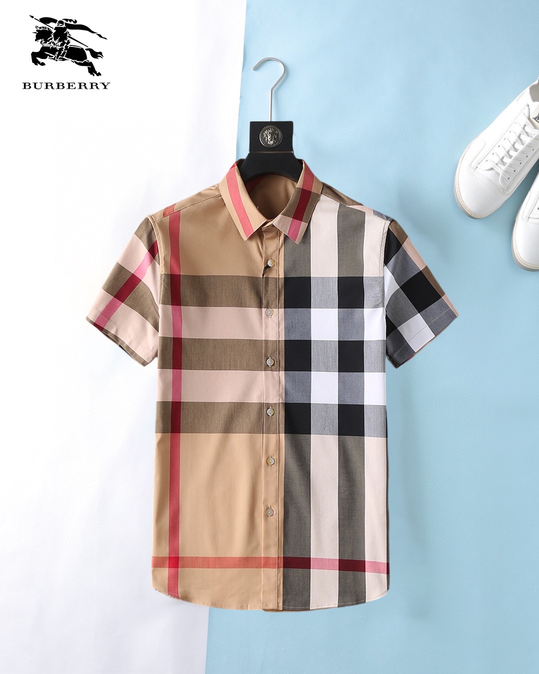 Burberry Kleding T-Shirt Wit Zomercollectie Korte mouw