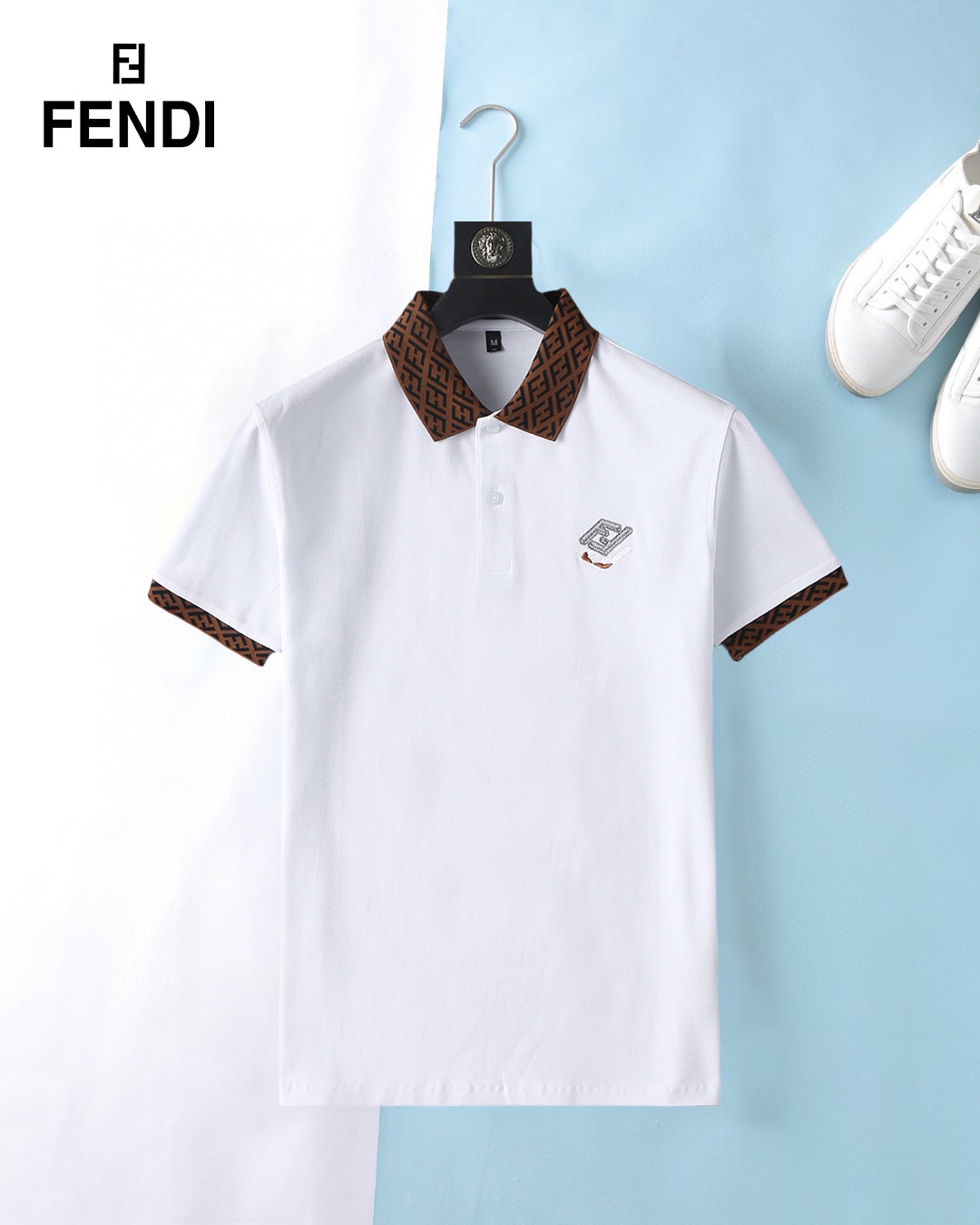 Fendi Kleding T-Shirt Wit Zomercollectie Korte mouw