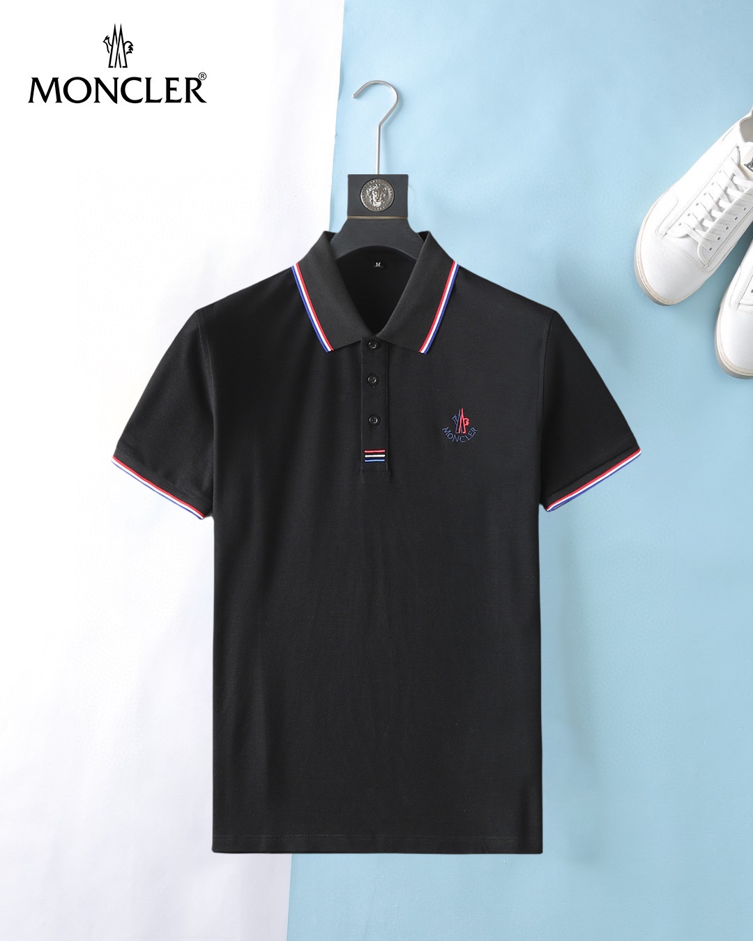 Moncler Winkel
 Kleding T-Shirt Wit Zomercollectie Korte mouw