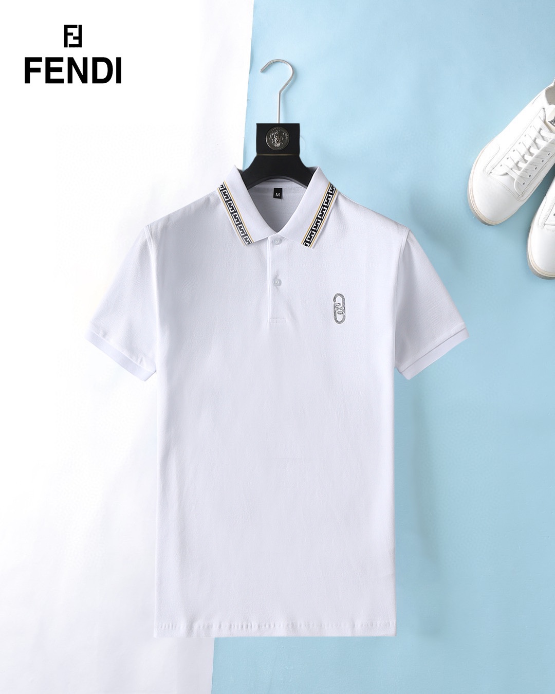 Fendi Winkel
 Kleding T-Shirt Wit Zomercollectie Korte mouw