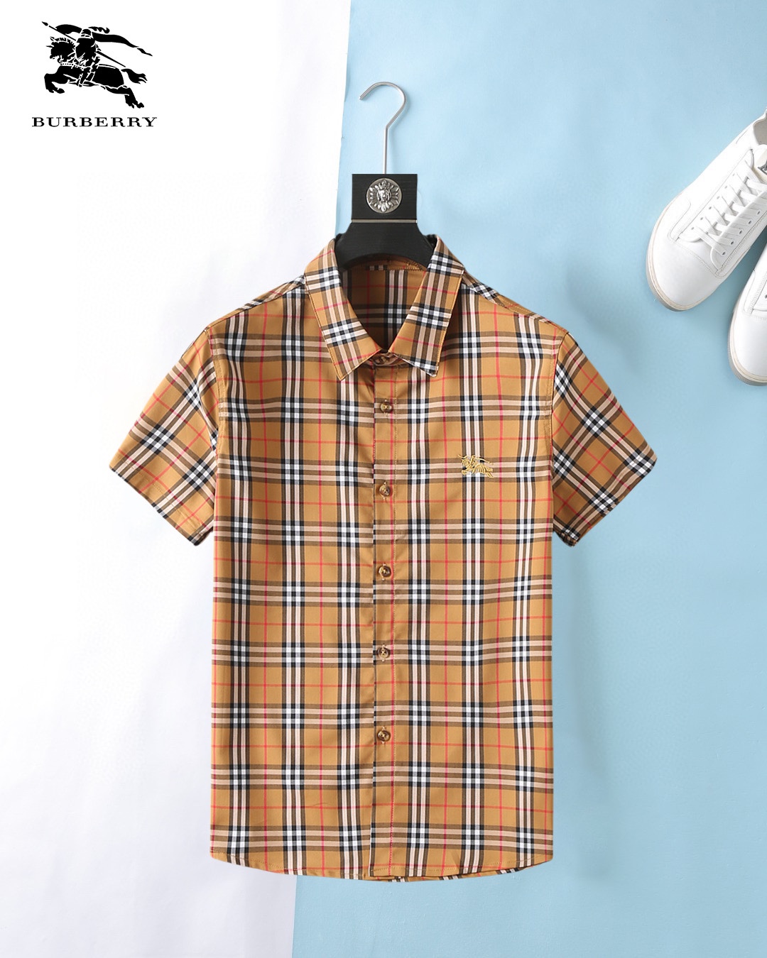 7 -sterrencollectie
 Burberry Kleding T-Shirt Groothandel 2024 Replica
 Wit Zomercollectie Korte mouw