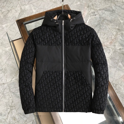 Dior Men's Down Jacket with Logo Combination, Warm, Lightweight, Stylish 1 Dior Men's Down Jacket with Logo Combination, Warm, Lightweight, Stylish