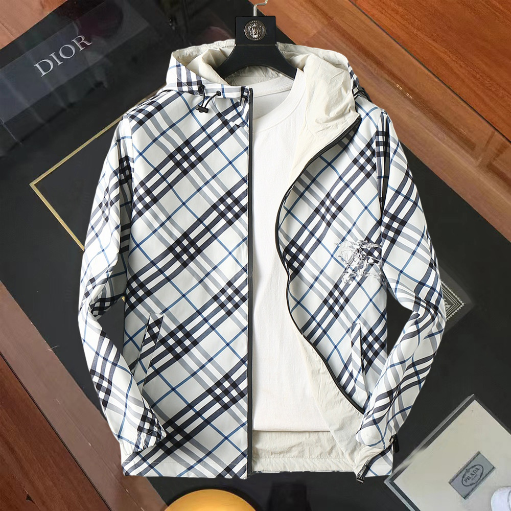 P230 ¡Mismo estilo que el sitio web oficial de Burberry! 2026 nuevas chaquetas para hombre de primavera y otoño, ¡versi…