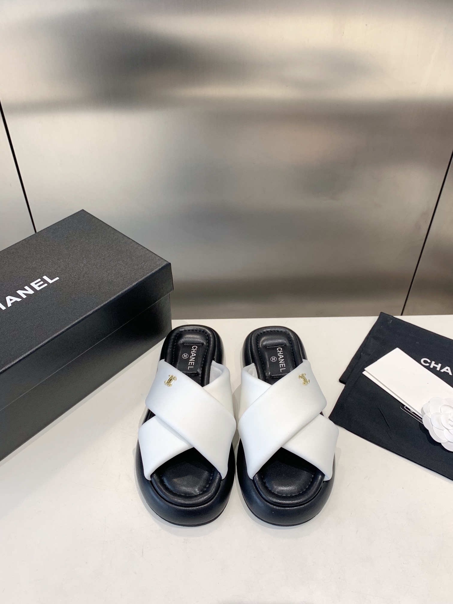 Chanel Shoes Slippers Sheepskin
