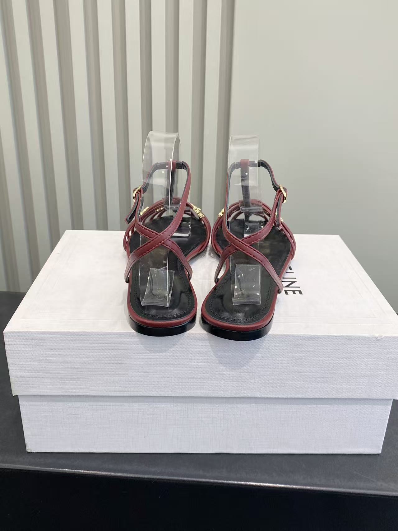 셀린느 벨트 플랫 로마 샌들 99354 이미지 8