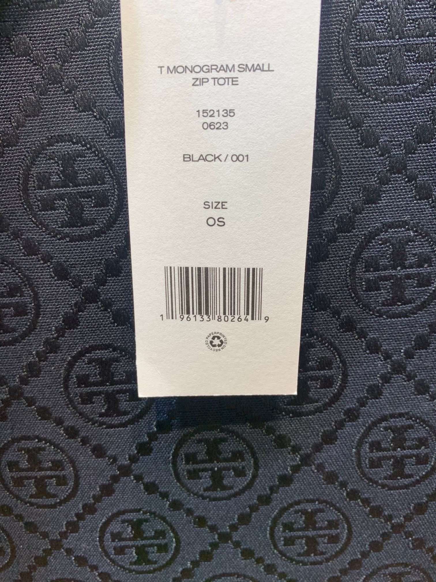 Tory Burch 编号1914（小号） TORY BURCH老花购物袋Monogram 图案