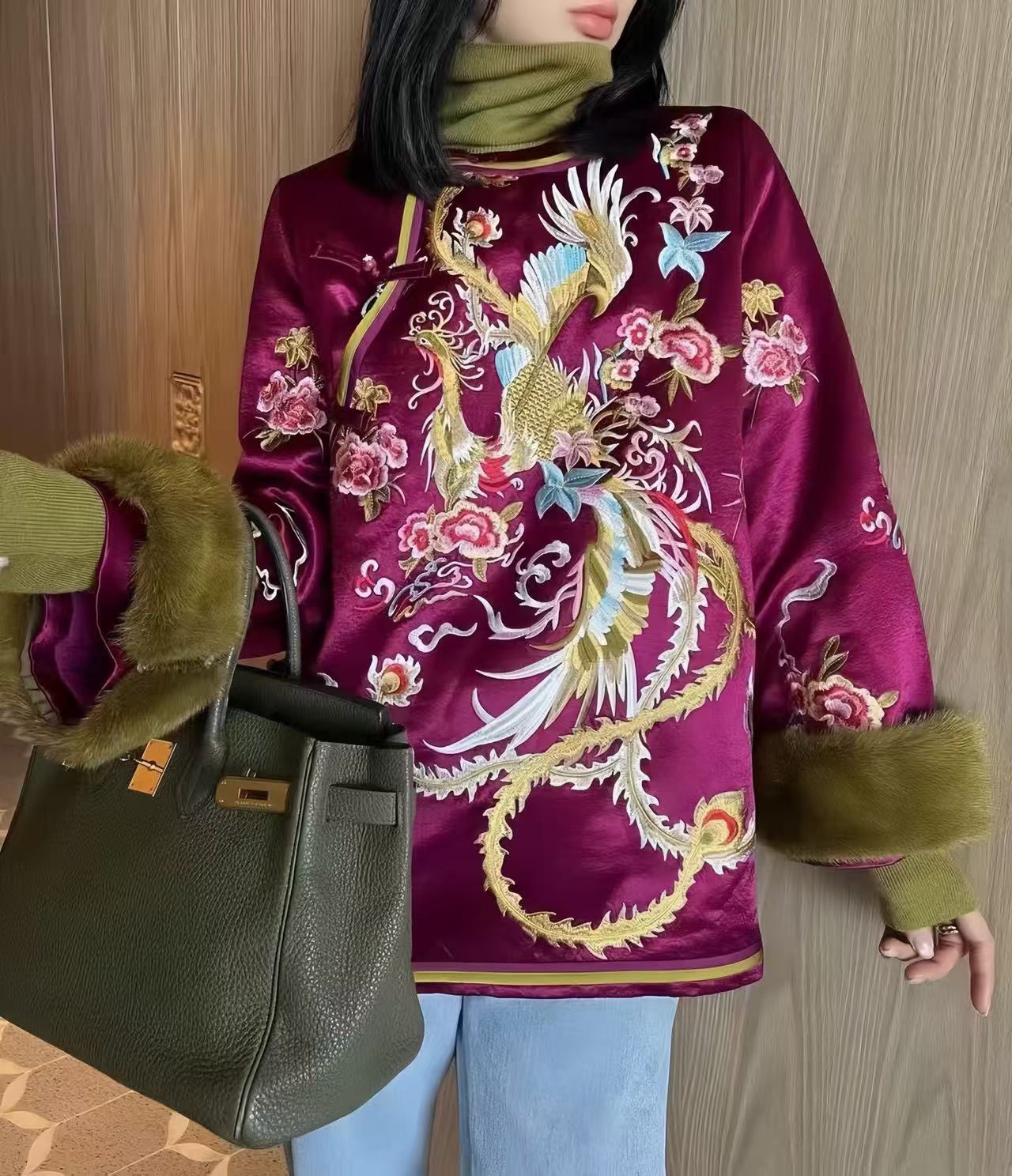 迪奥 Dior 高定典藏名品高定成衣时装外套连衣裙衬衫T恤 #680B4107 3