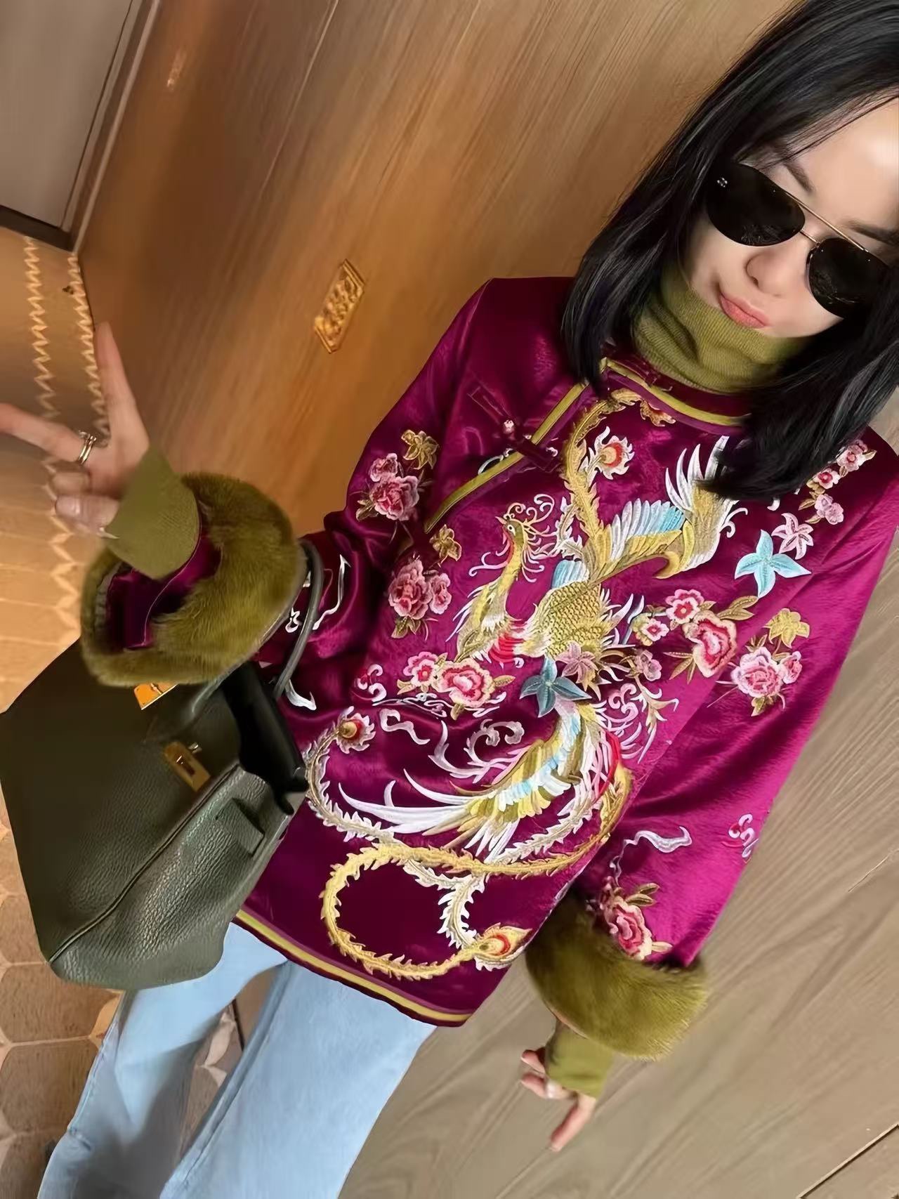 迪奥 Dior 高定典藏名品高定成衣时装外套连衣裙衬衫T恤 #680B4107 2