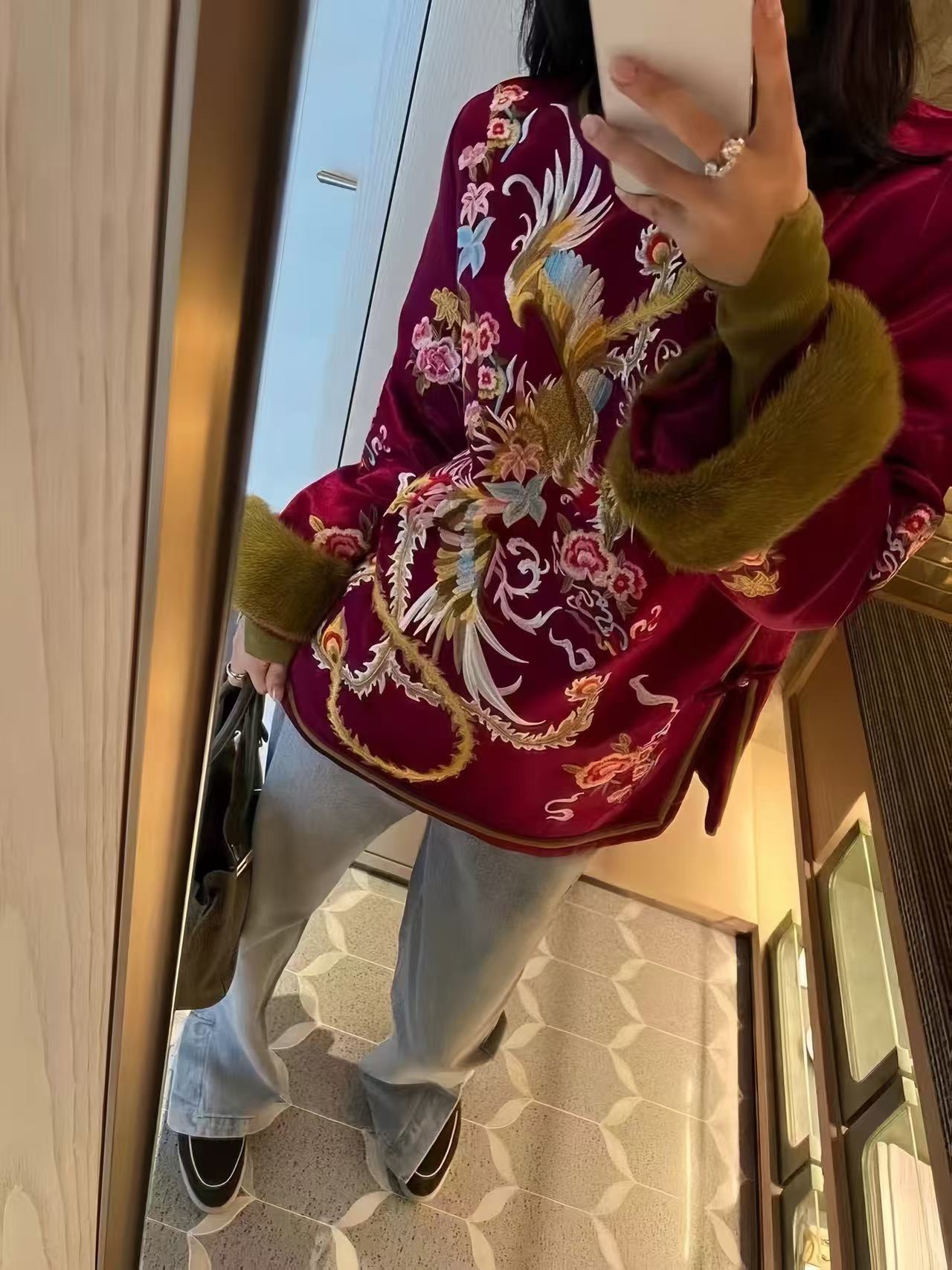 迪奥 Dior 高定典藏名品高定成衣时装外套连衣裙衬衫T恤 #680B4107 5