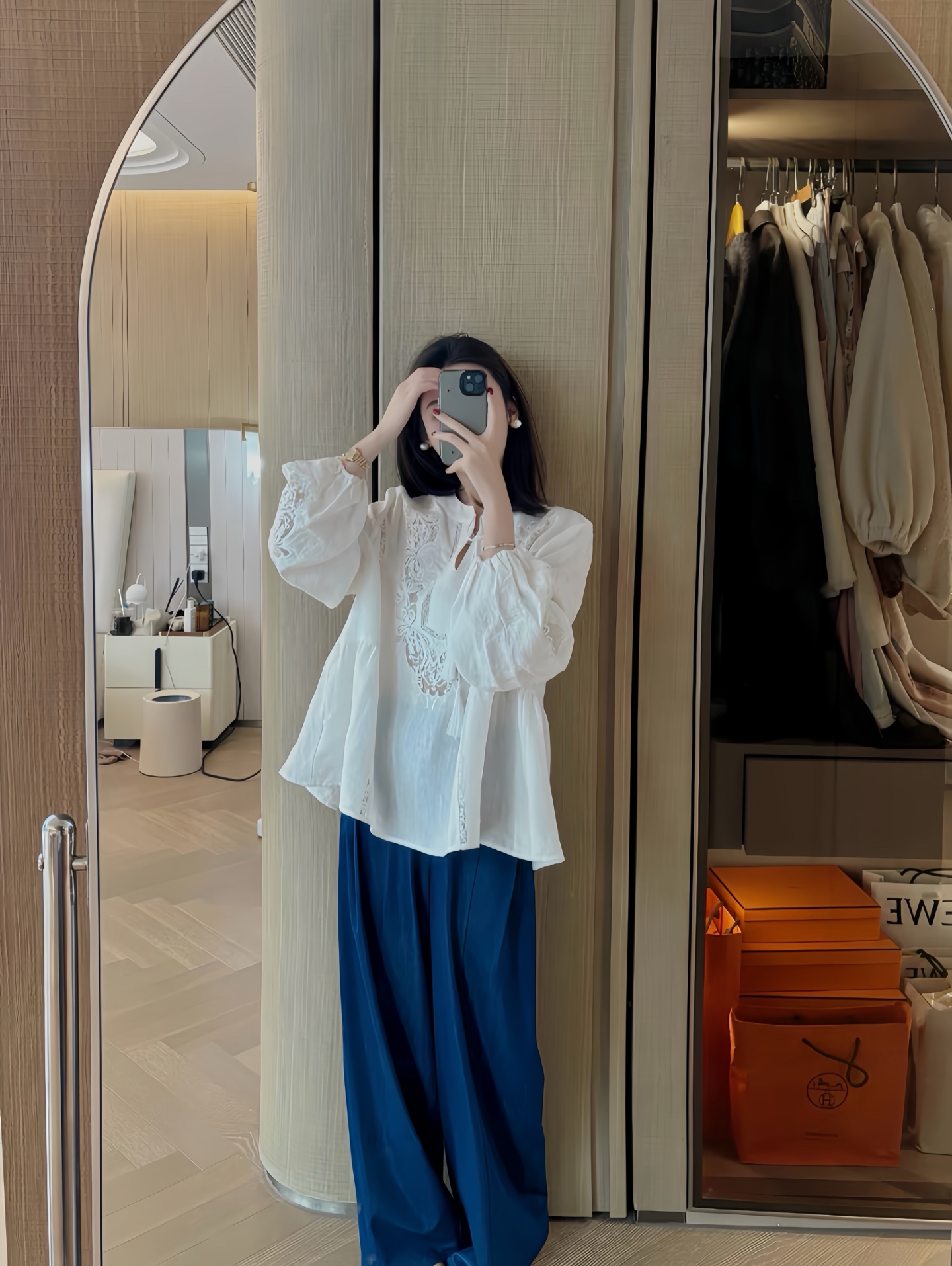 Elegant Embroidered Lace Blouse with Camisole Set - Romantic Style 6 i1743414346568 144 0 4