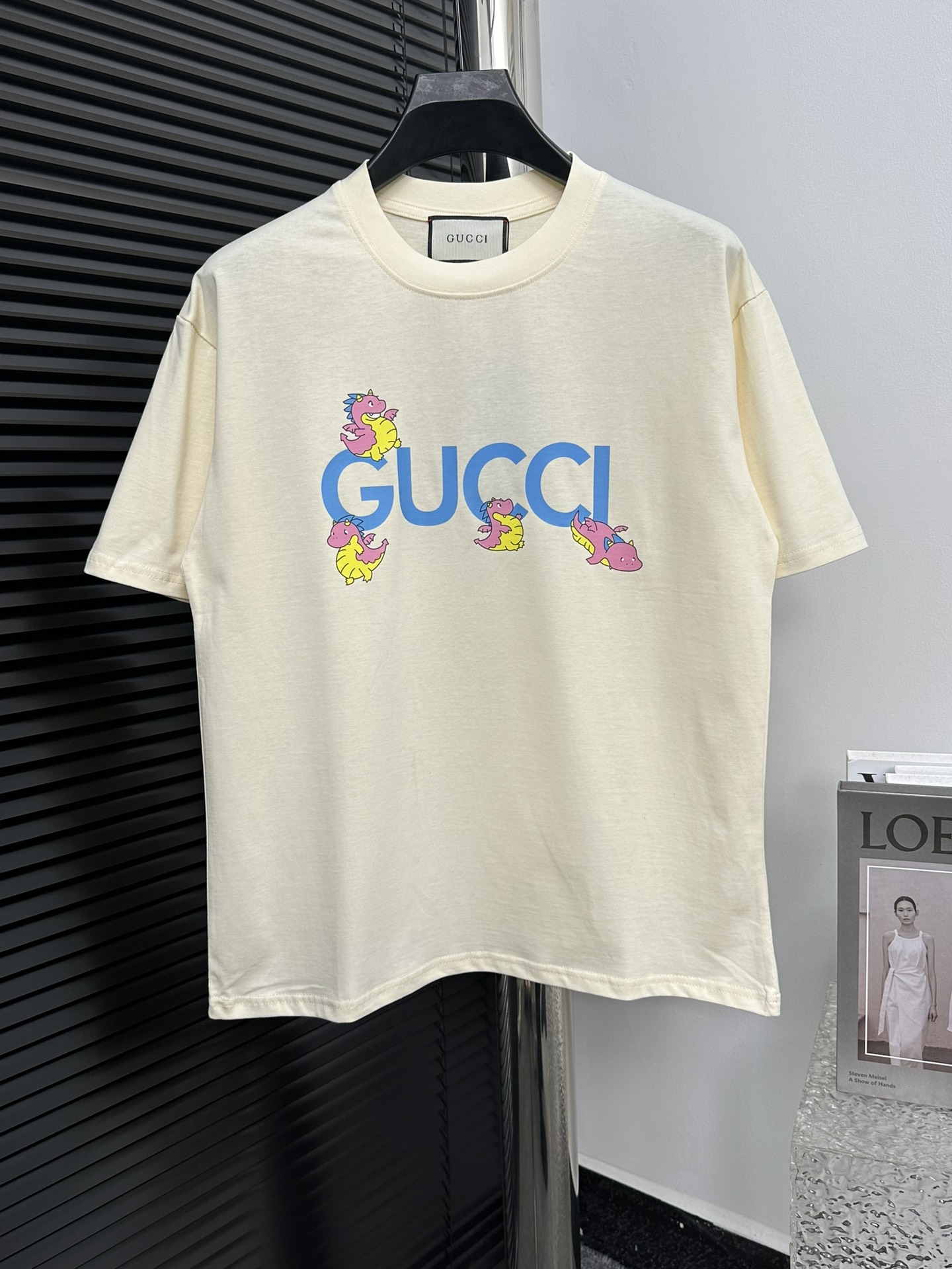 【 Gucci 】Gucci 2024 nueva colección de primavera-verano edición limitada del Año del Dragón camiseta de manga corta 260…