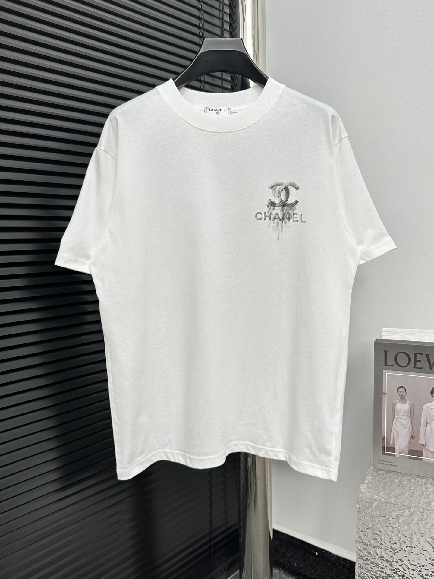 【CHanel】Camiseta de manga corta unisex logo 2024 nuevo, tela original, proceso de impresión digital directa, …