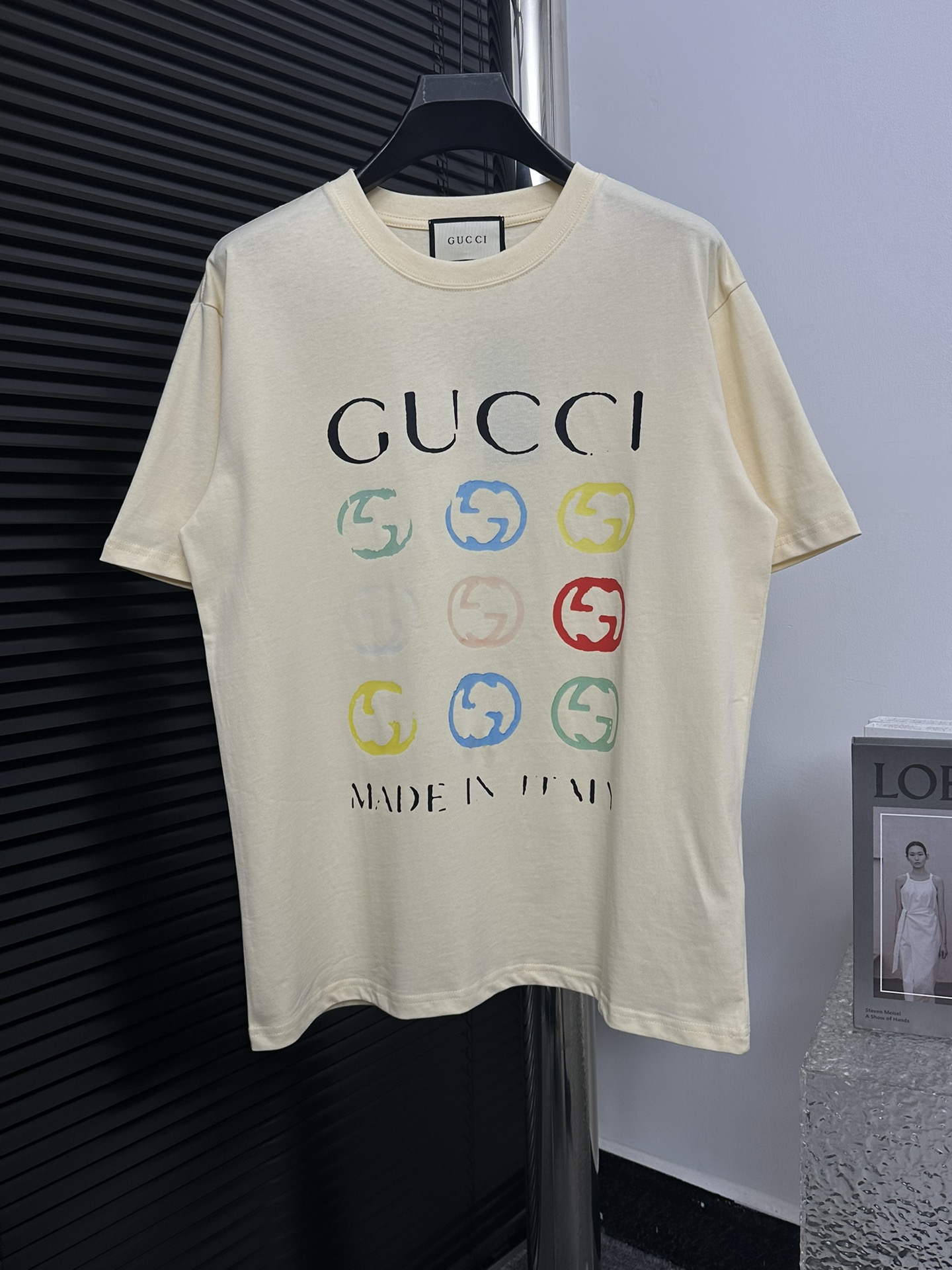 【GUCCI】 Gucci letras dobles G, estampado de cuadrícula de nueve cuadros, logo refinado y actualizado, inspirado en el e…