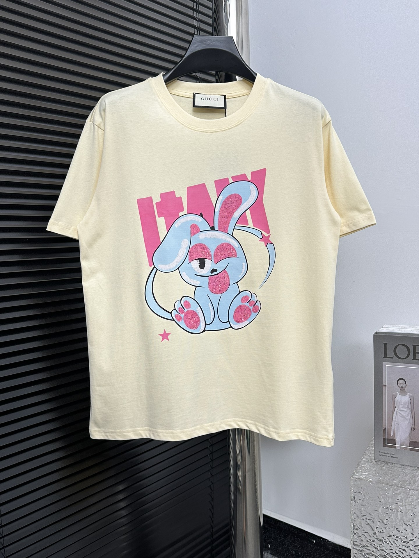 【GUcci】Nueva camiseta clásica con estampado de la colección 24ss de principios de primavera. Sincronizada con la tienda…