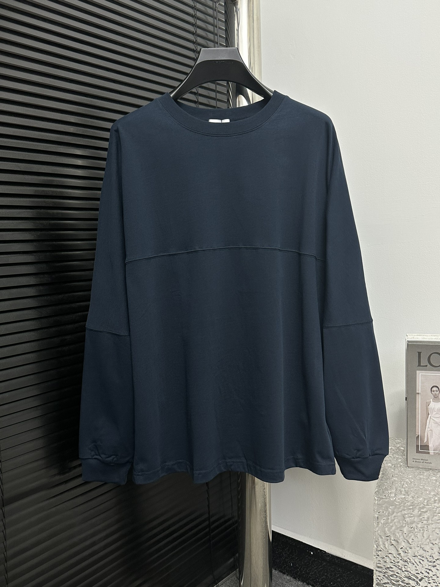 【Burberry】Sudadera con mangas murciélago BBR clásica con logo de letras en la espalda, éxito de ventas clásico, sin clá…