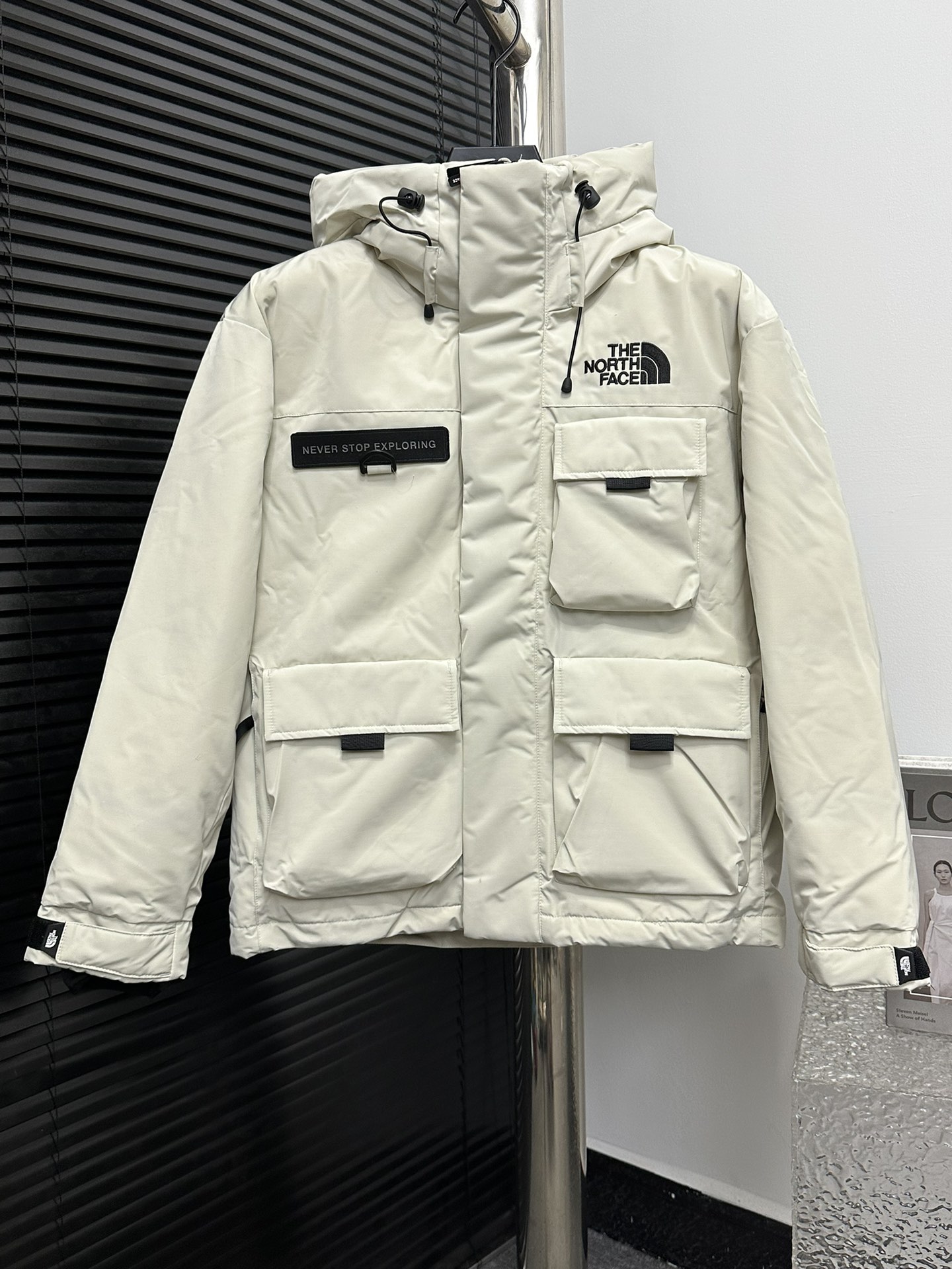 Versión Amazon) 【𝗧𝗛𝗘 𝗡𝗢𝗥𝗧𝗛 𝗙𝗔𝗖𝗘】The North Face, mismo estilo que Shin Min-a, chaqueta de plumón de ganso im…