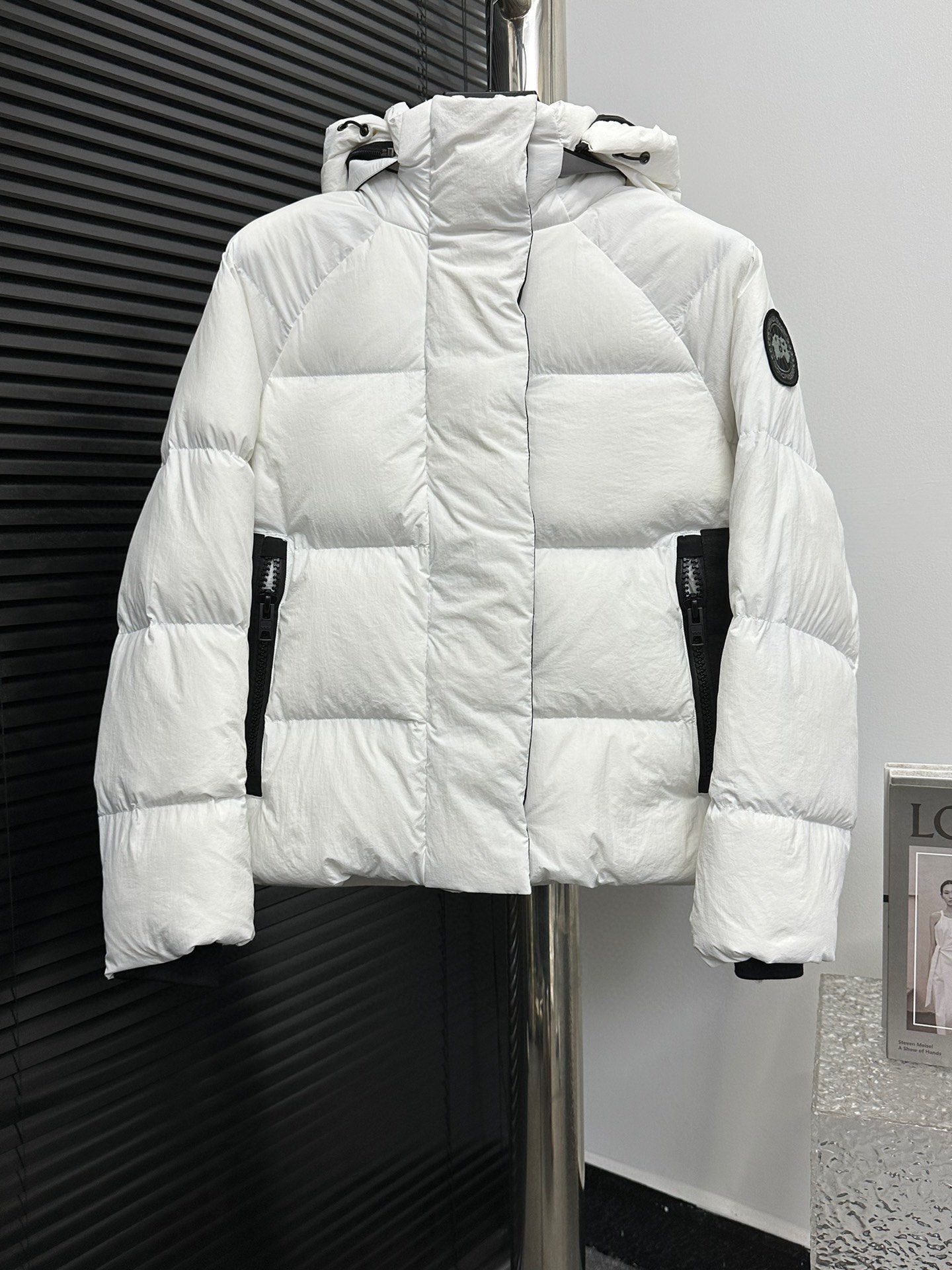 【𝘾𝘼𝙉𝘼𝘿𝘼 𝙂𝙊𝙊𝙎𝙀】Canada Goose Junction/3M reflectante, parka de etiqueta negra/2602LB, mismo estilo que Ouyang …
