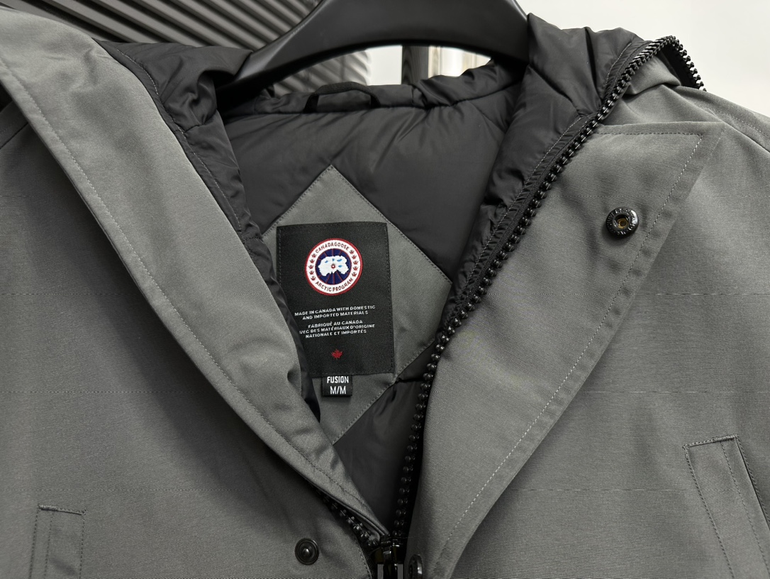 Canadagoose01款情侣款Exdition派克大衣羽绒服正品原衣开版需要正品对比随时来看辅料全部