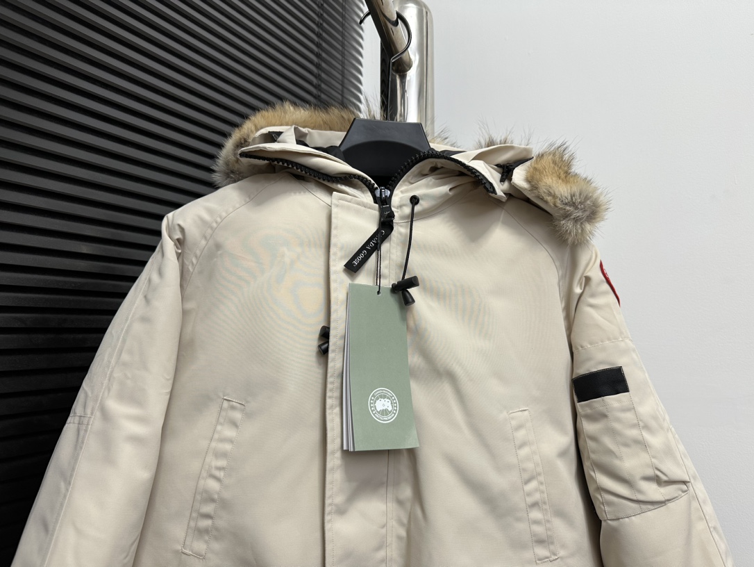 Canadagoose01款情侣款Exdition派克大衣羽绒服正品原衣开版需要正品对比随时来看辅料全部