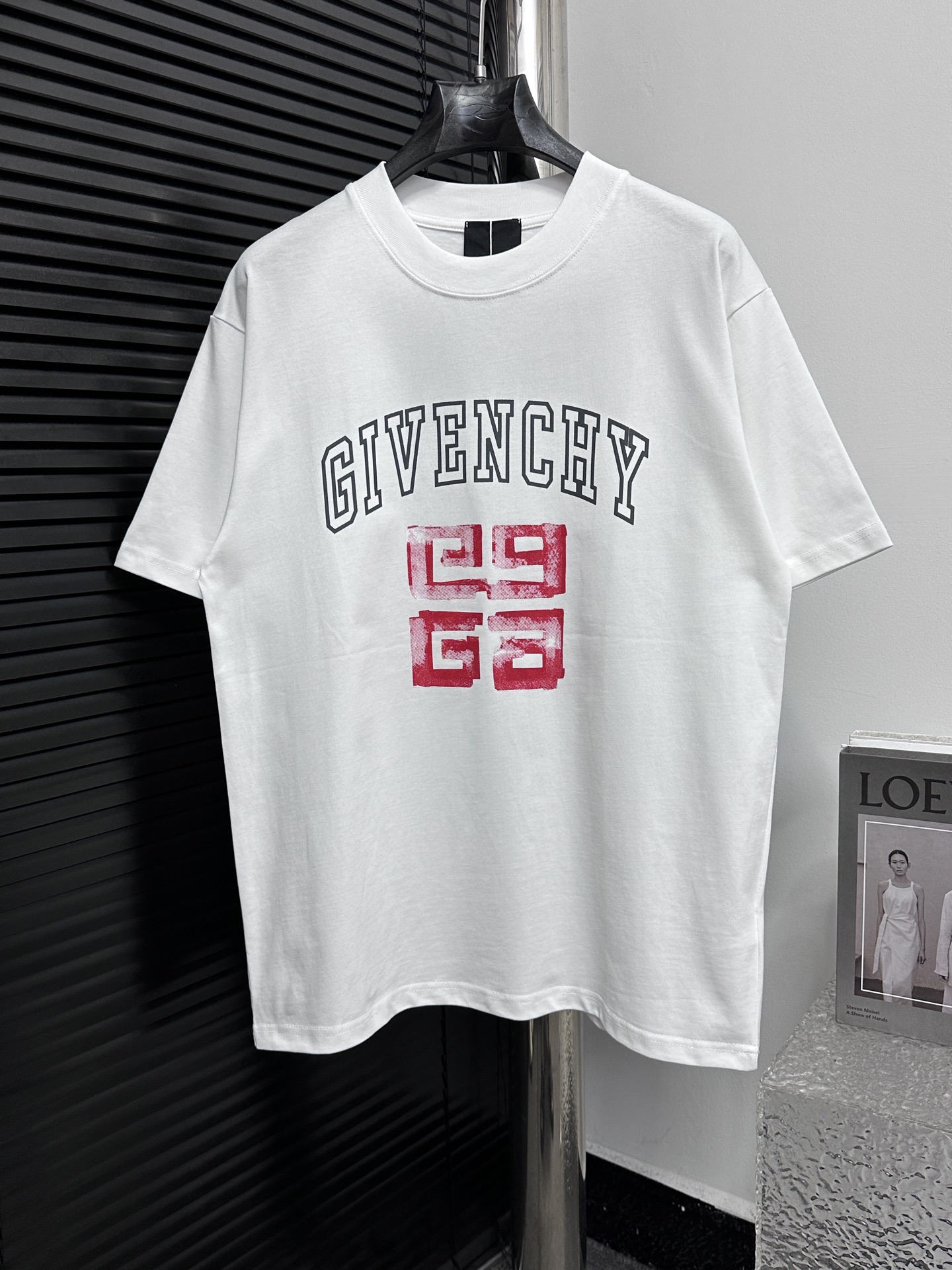 [Givenchy] ¡Givenchy 25ss nueva camiseta de manga corta con cuello redondo, versión de alta gama! Los tejidos hechos a …