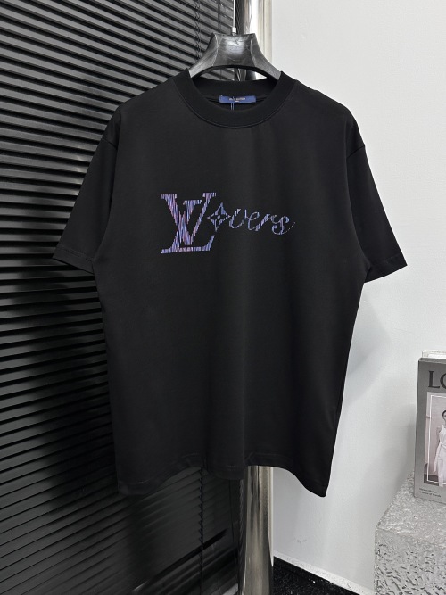 Louis Vuitton 25ss Camiseta de Manga Corta con Logo Lovers - Unisex 1 Louis Vuitton 25ss Camiseta de Manga Corta con Logo Lovers – Unisex